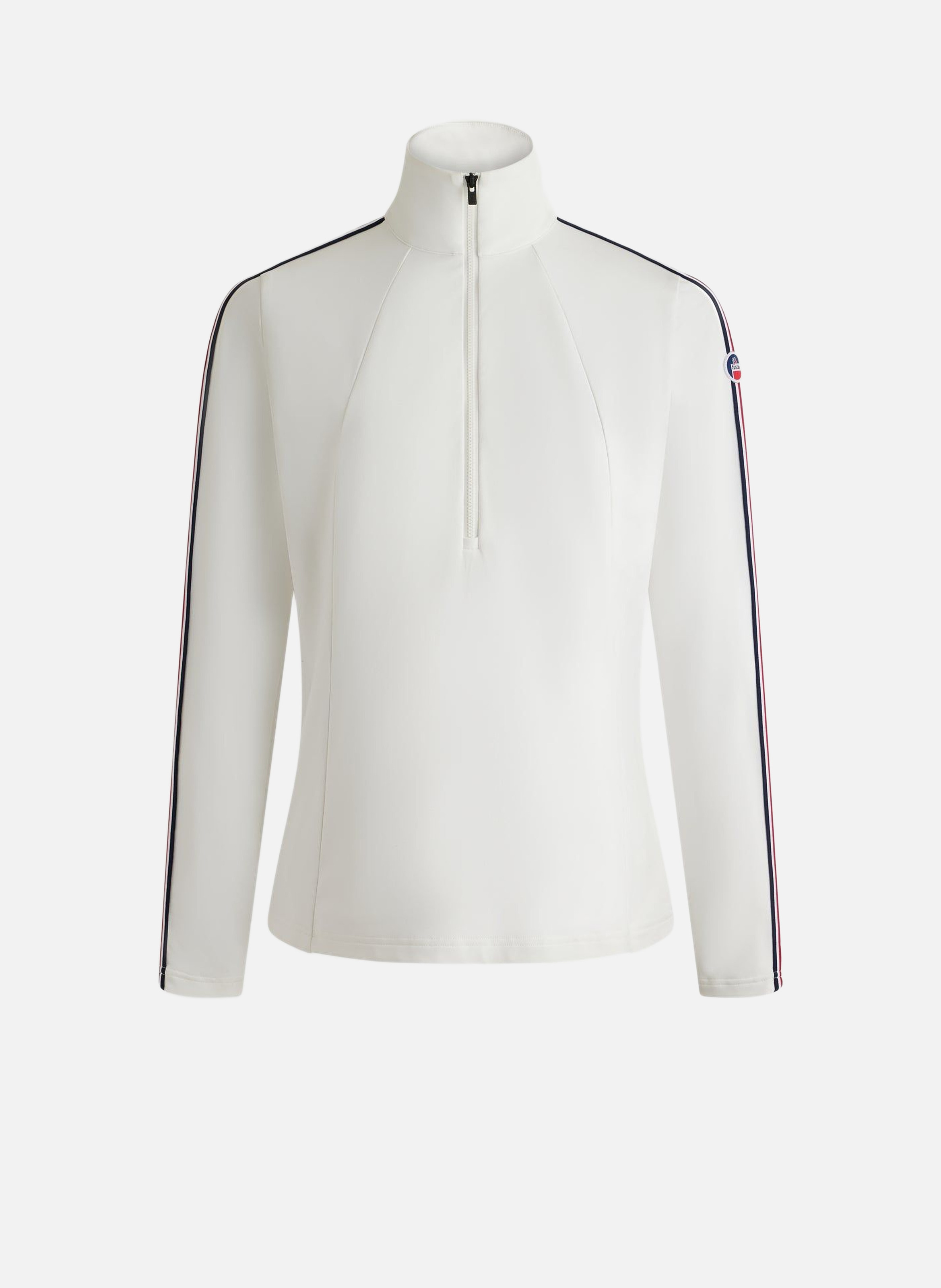 Sous pull stellia col montant coupe ajustée FUSALP Blanc