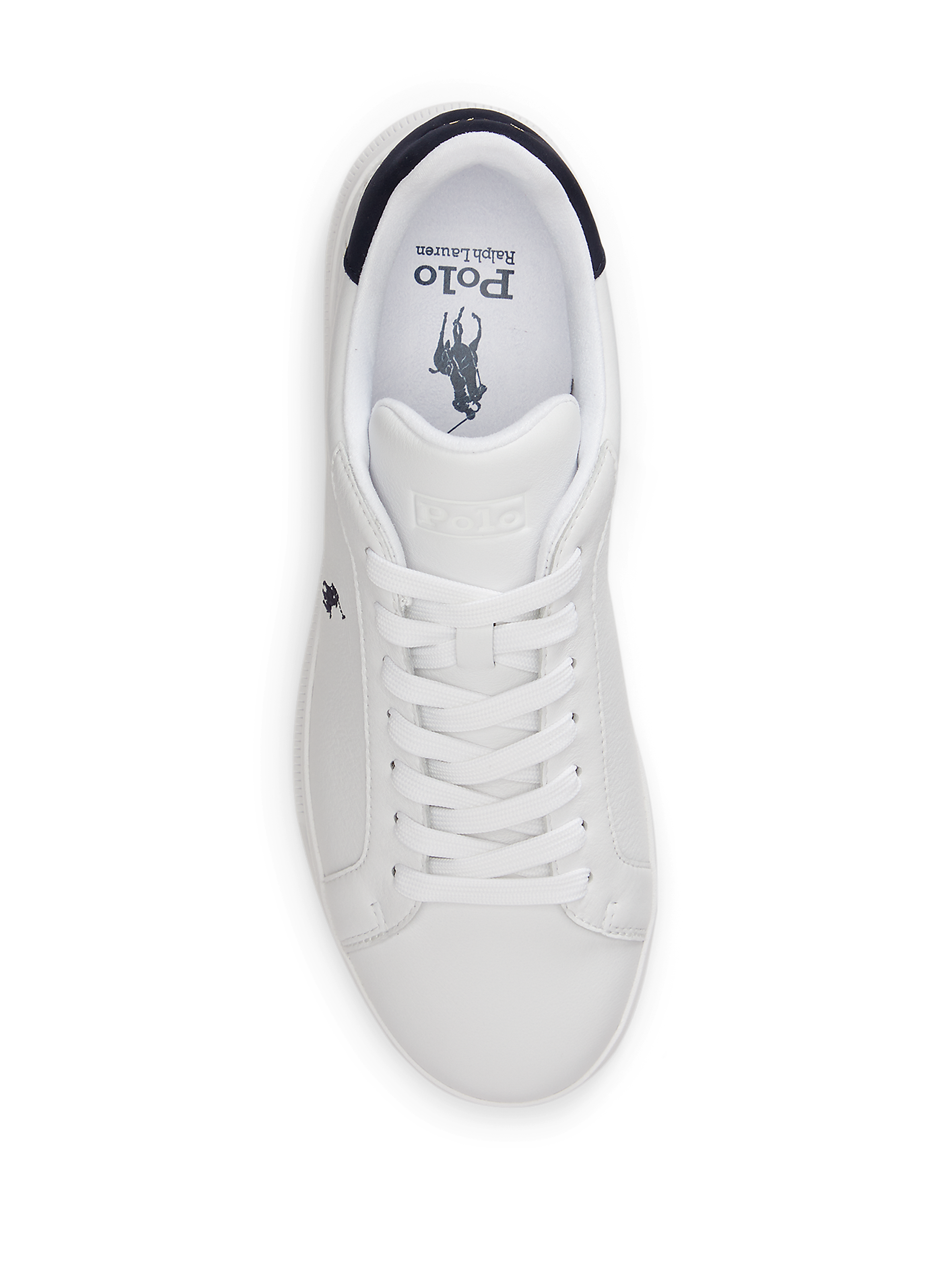 Baskets basses en cuir de vache POLO RALPH LAUREN Multicolore