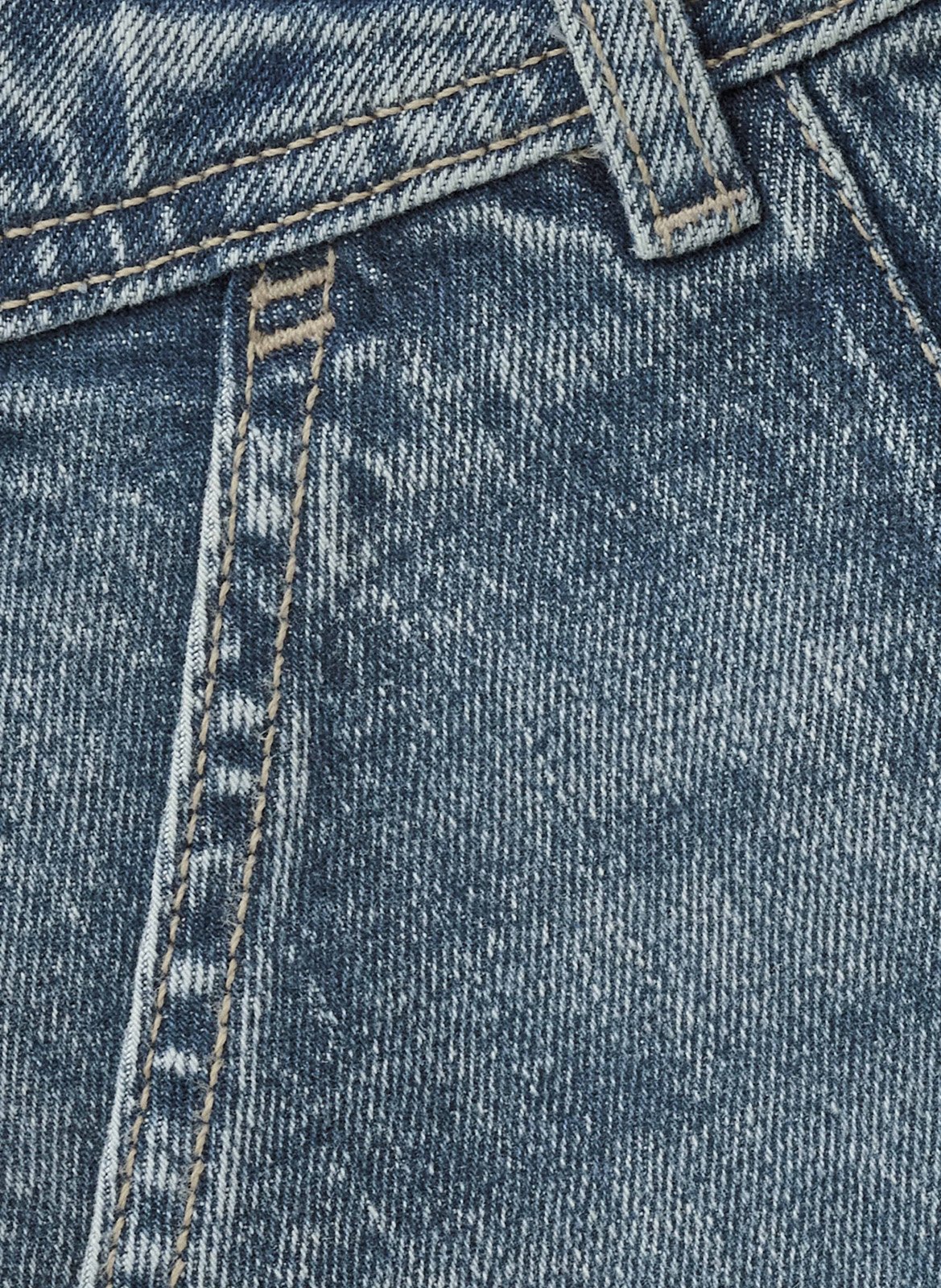 Jean droit en coton mélangé mally BA&SH Bleu