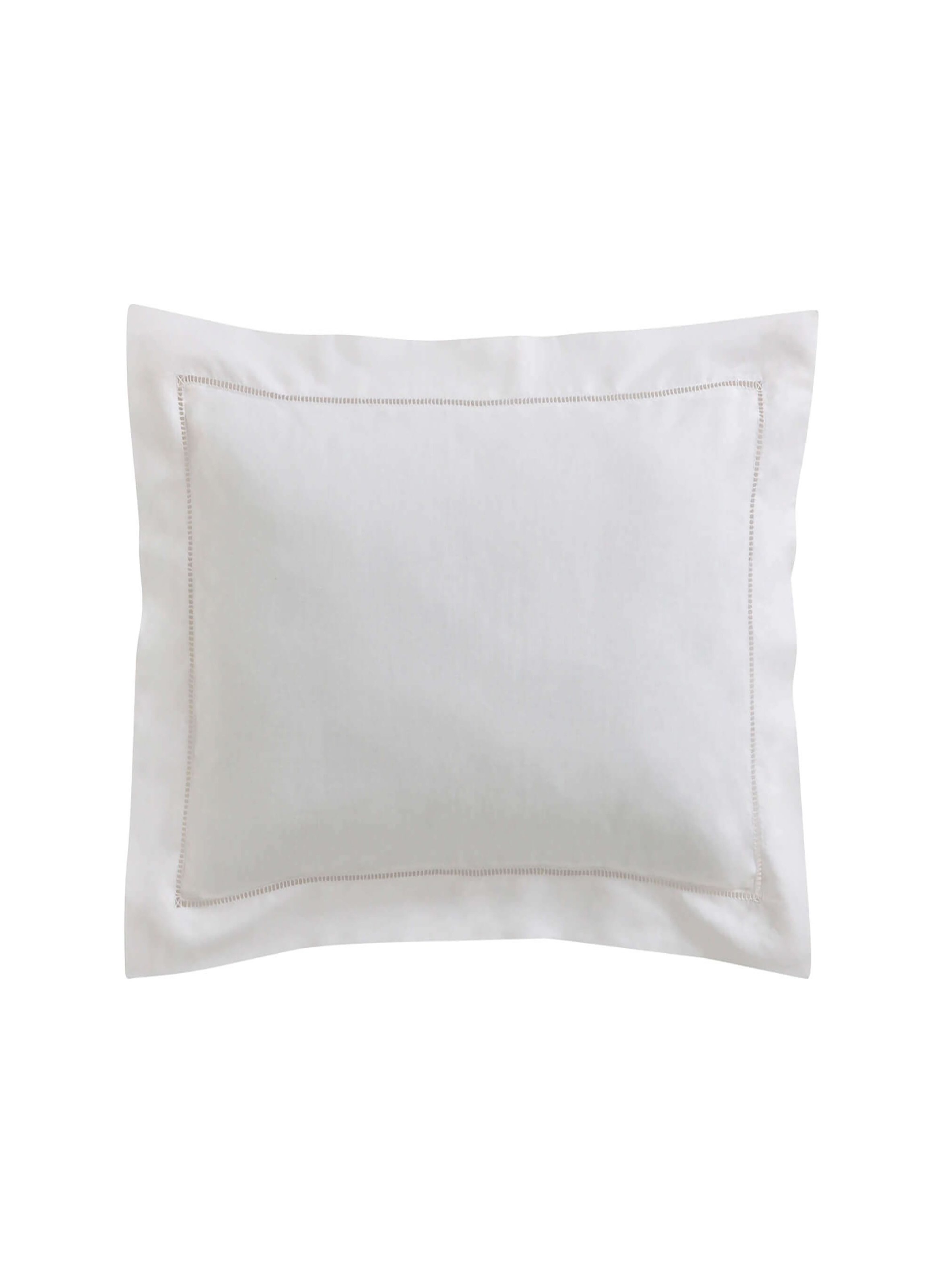 Taie d'oreiller unie en lin métis, venise ALEXANDRE TURPAULT Blanc