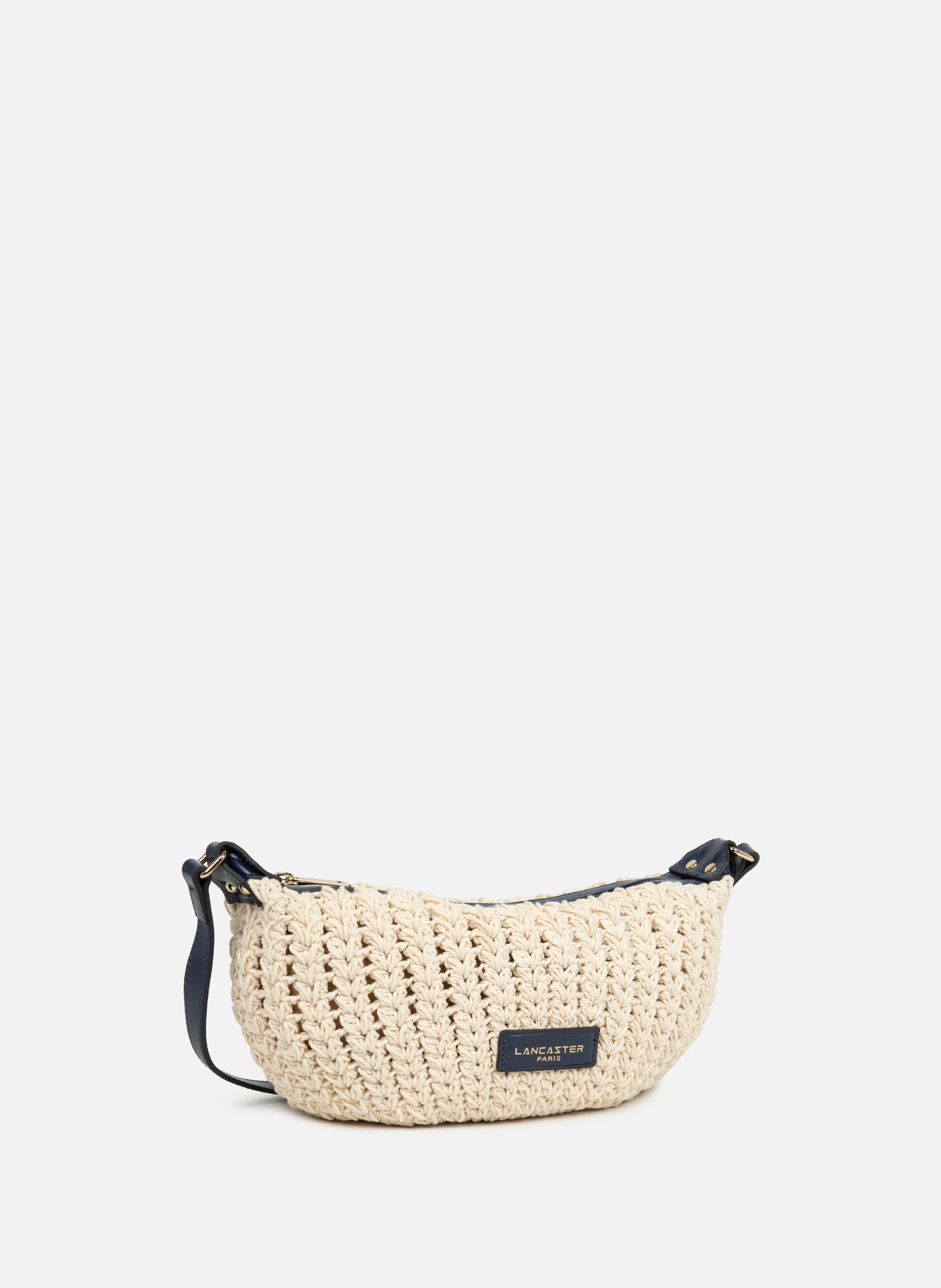 Small shoulder bag - tressé coton LANCASTER Blue