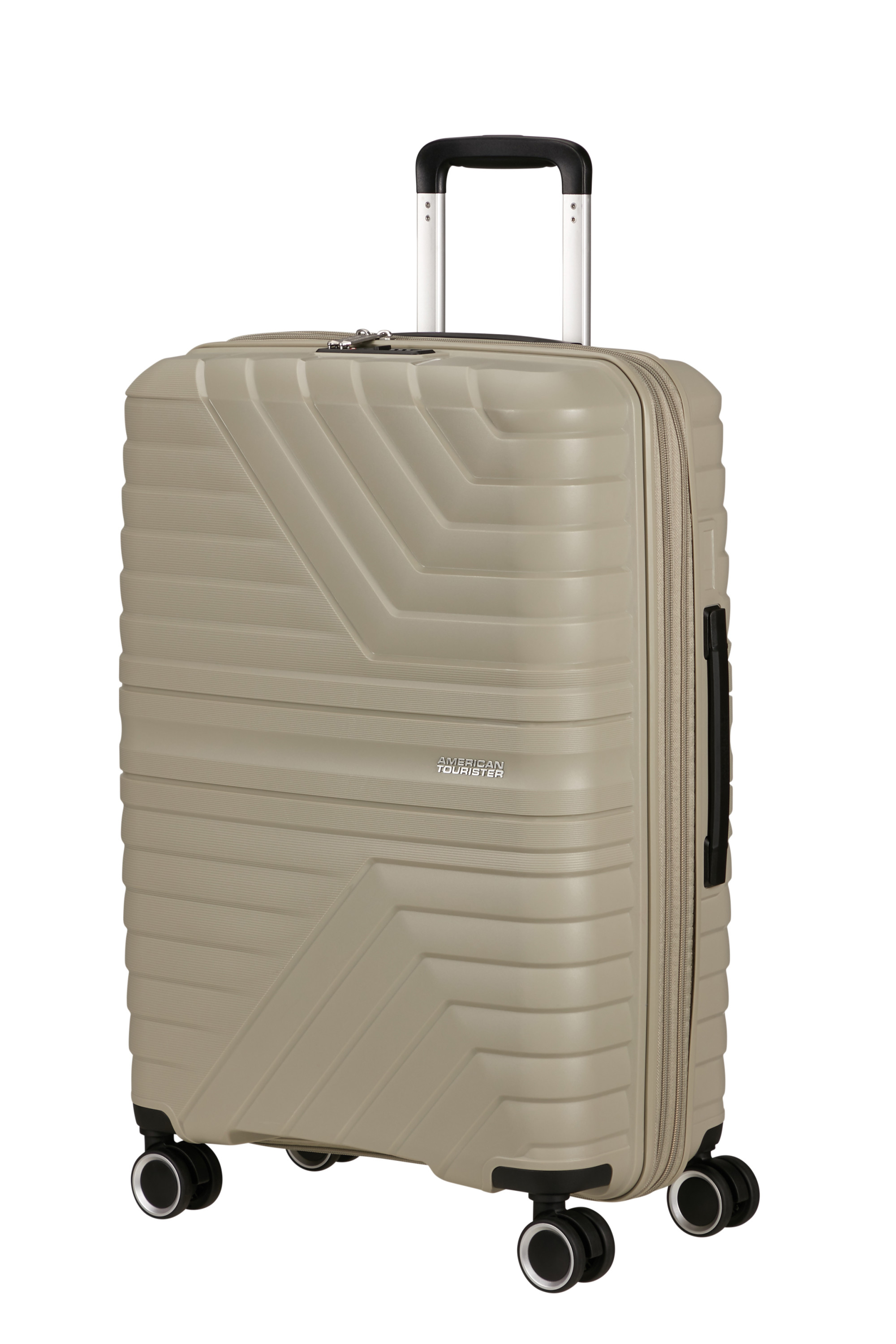 Flytwist valise 4 roues taille m AMERICAN TOURISTER Beige