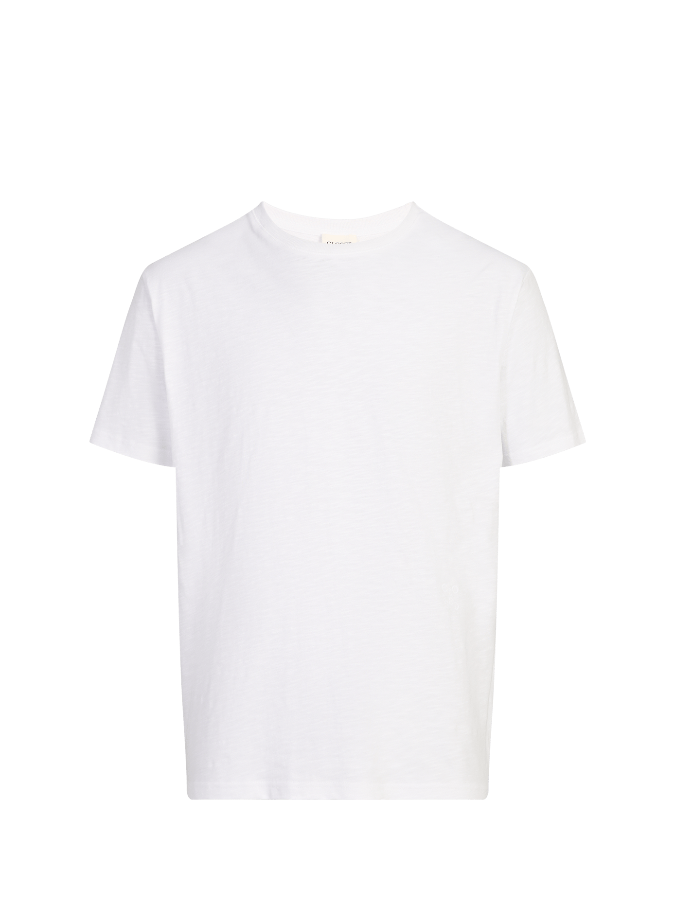 Straight-fit cotton T-shirt CLOSED White