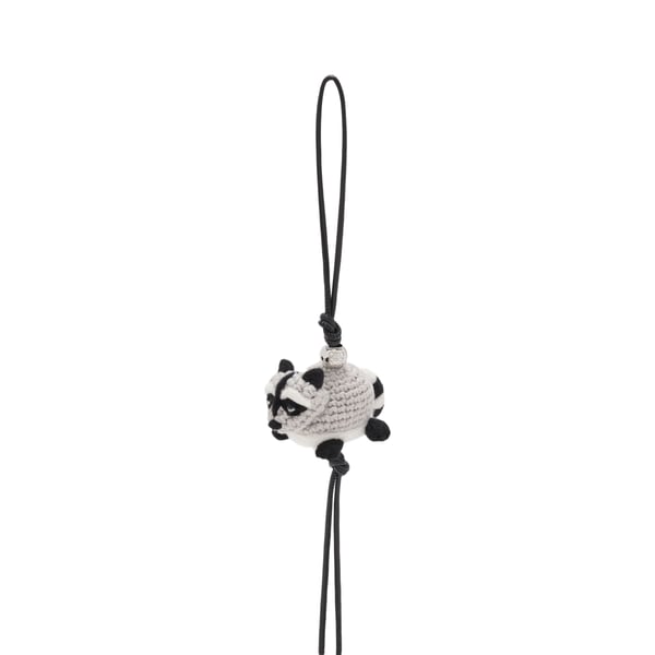 Bijou de sac raton laveur en feutre Bijou de sac raton laveur en feutre