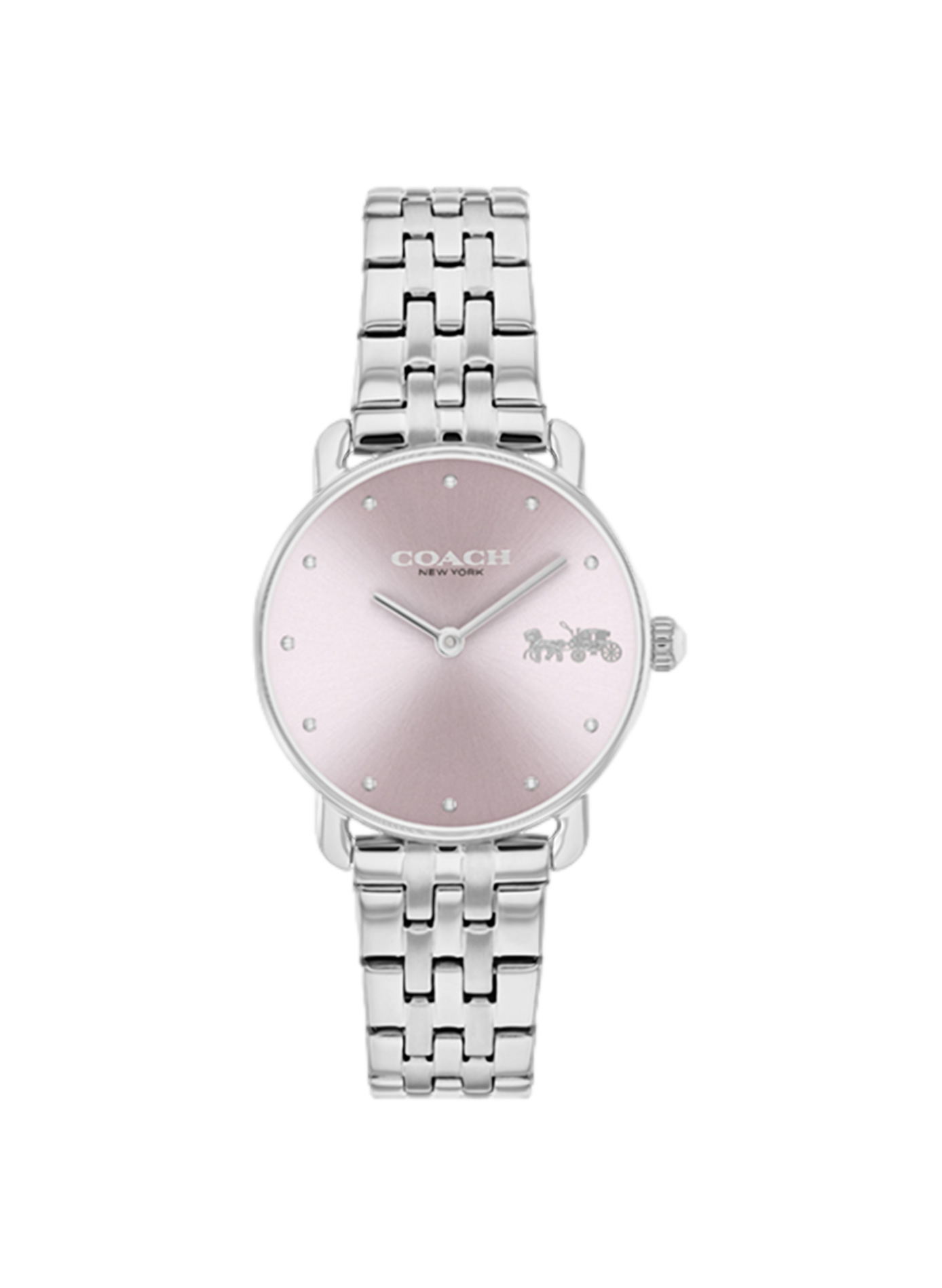Montre quartz Elliot en acier inoxydable COACH MONTRES Argent