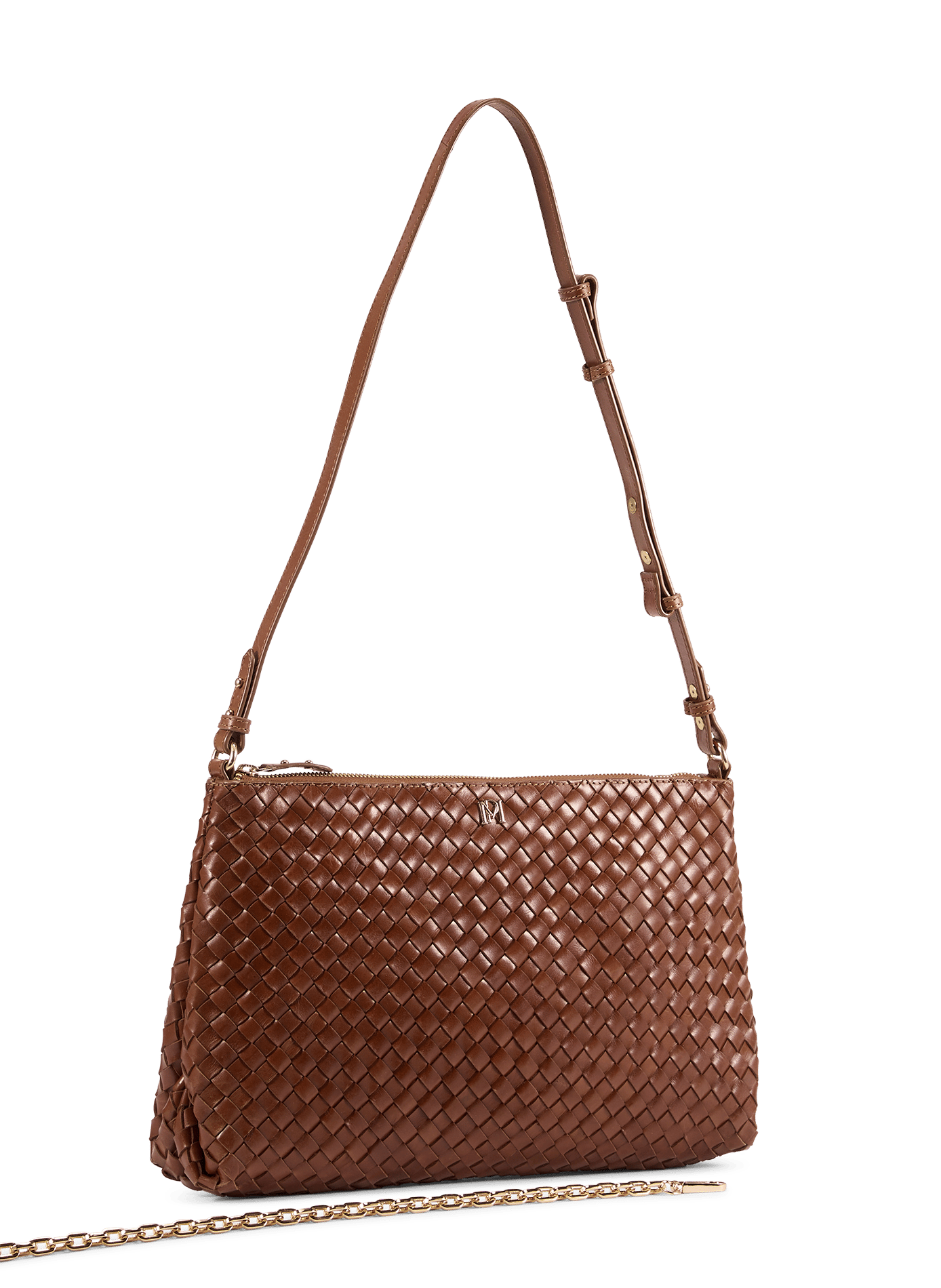 Serion leather handbag PETITE MENDIGOTE Brown