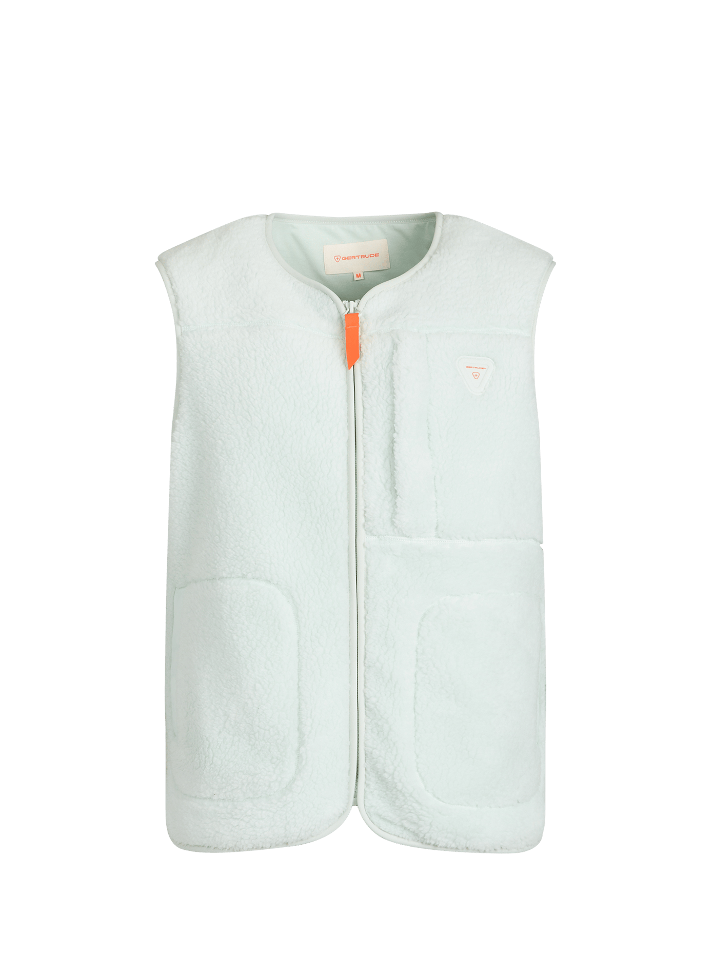 Sherpa sleeveless jacket GERTRUDE ET GASTON Green