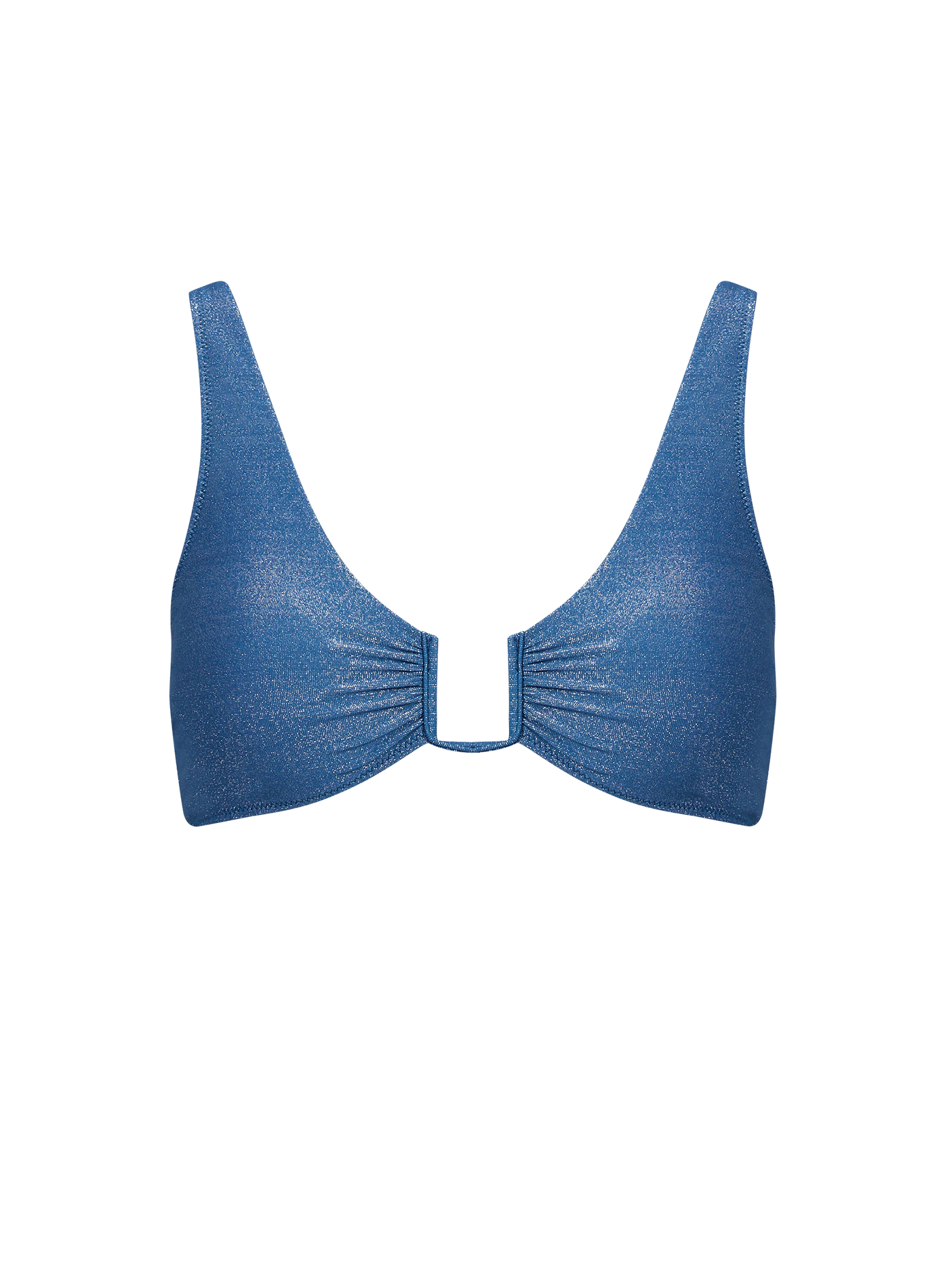 Triangle bikini top by Paola SOWE BIARRITZ Blue