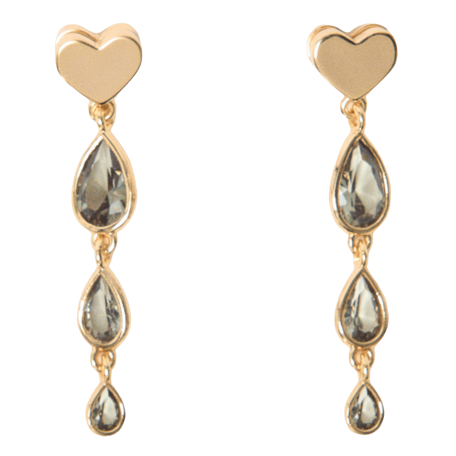 Boucles d'oreilles pendantes MAJE Doré