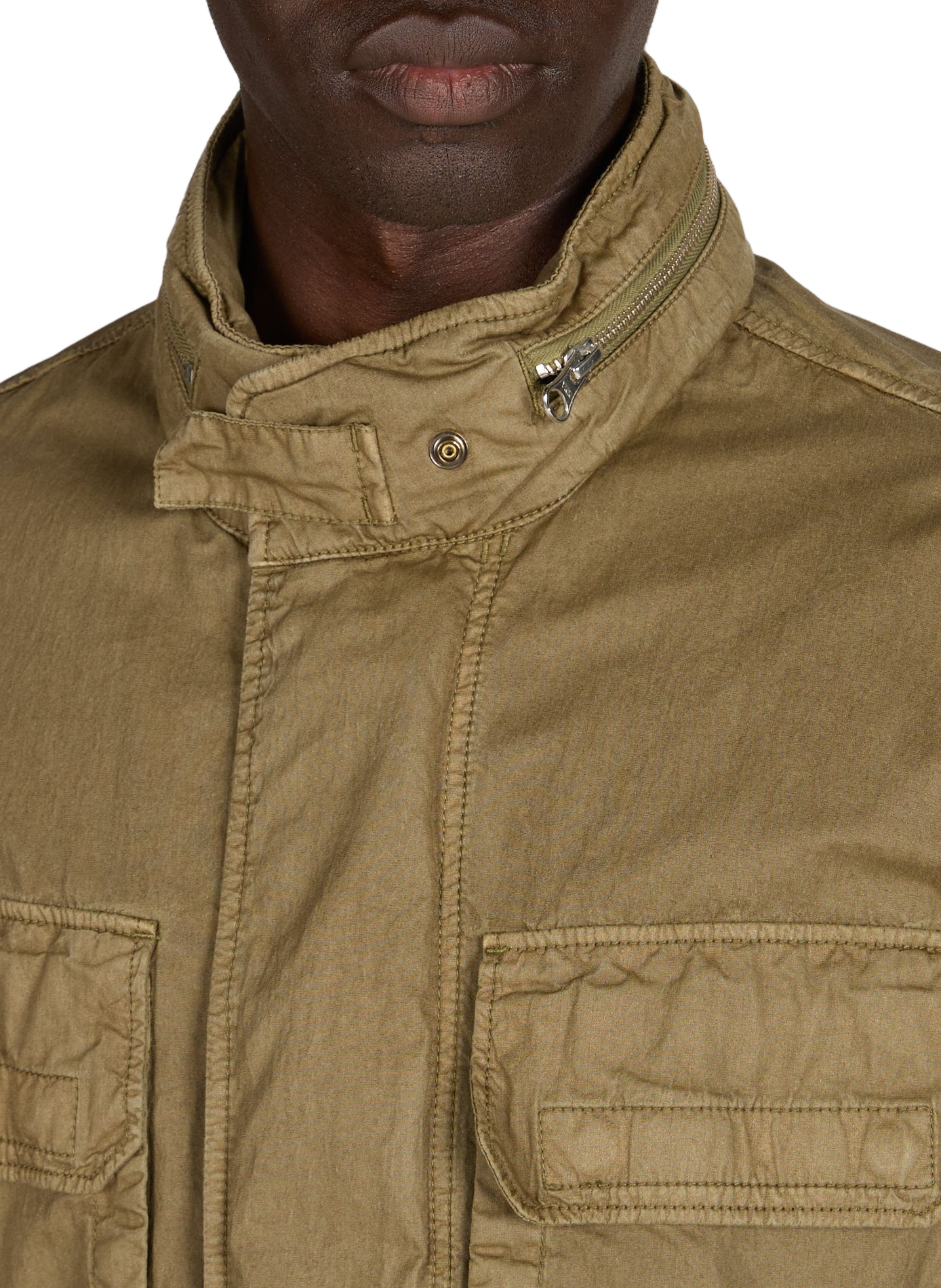 Straight Jacket 50 Fili Wax Field CP COMPANY Green