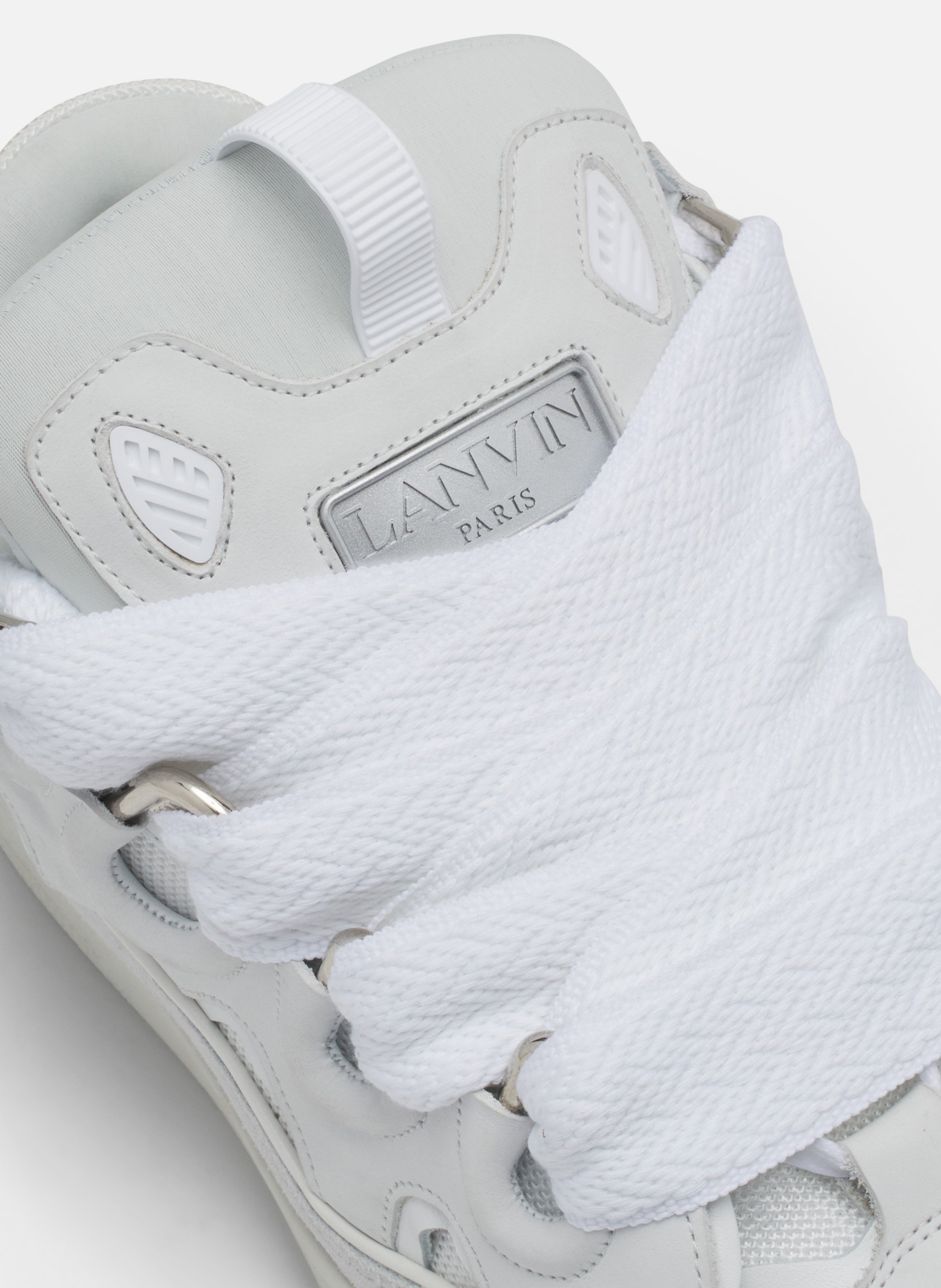 Sneakers curb en cuir LANVIN Blanc