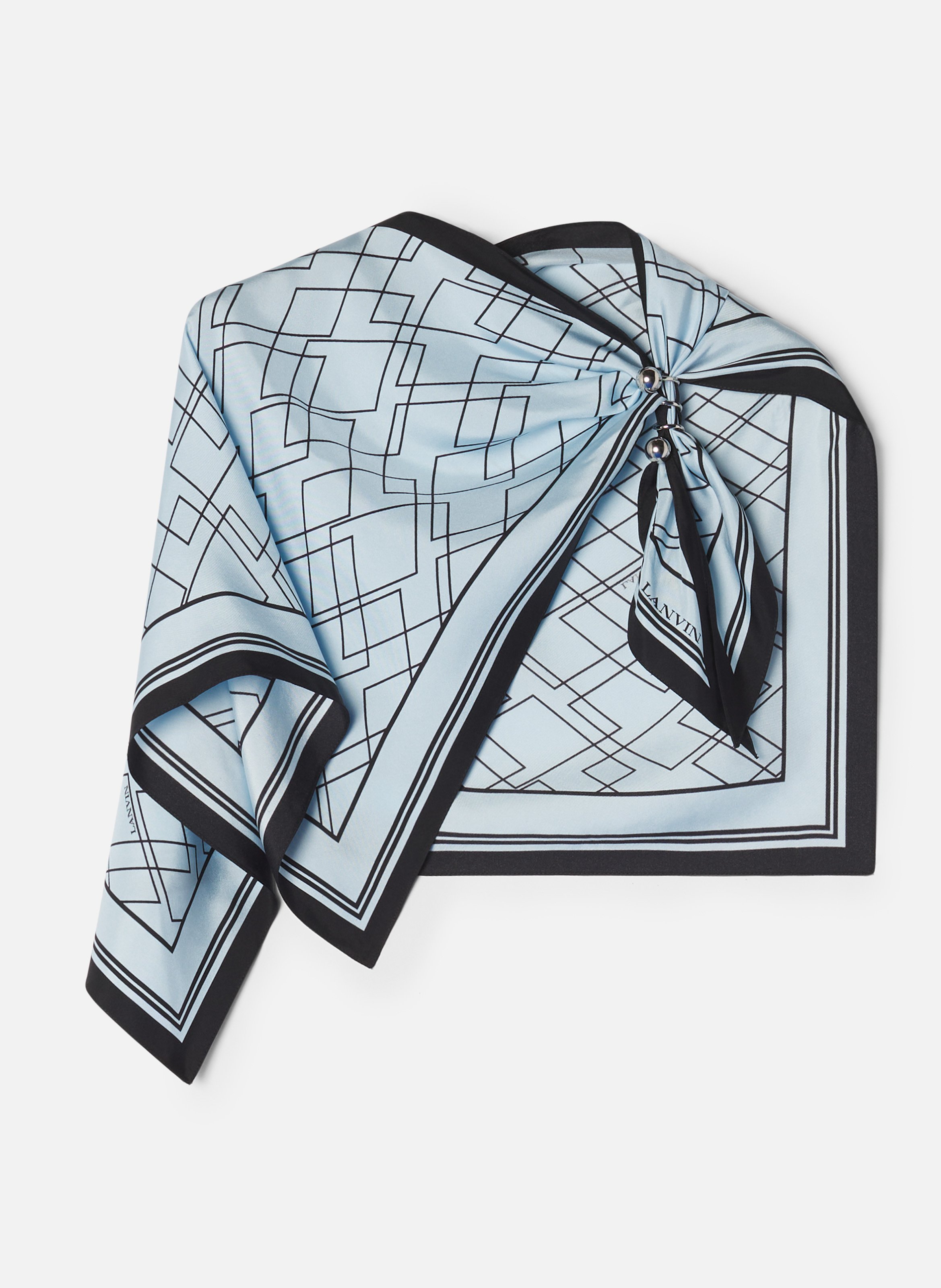 Top bijou motif diamant graphique LANVIN Bleu
