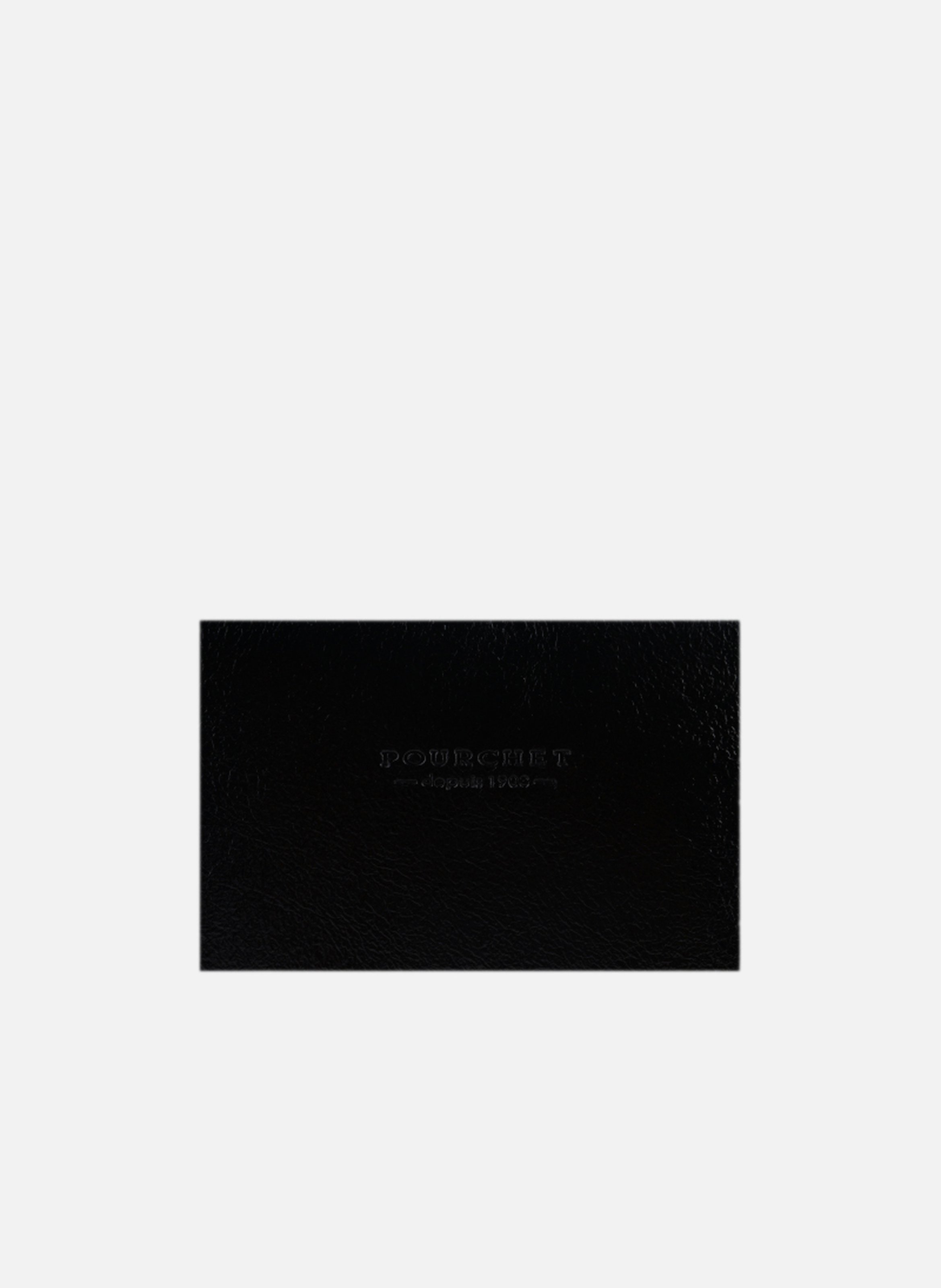 Cassetta metallic | sac porté crossbody en cuir de vachette POURCHET Noir