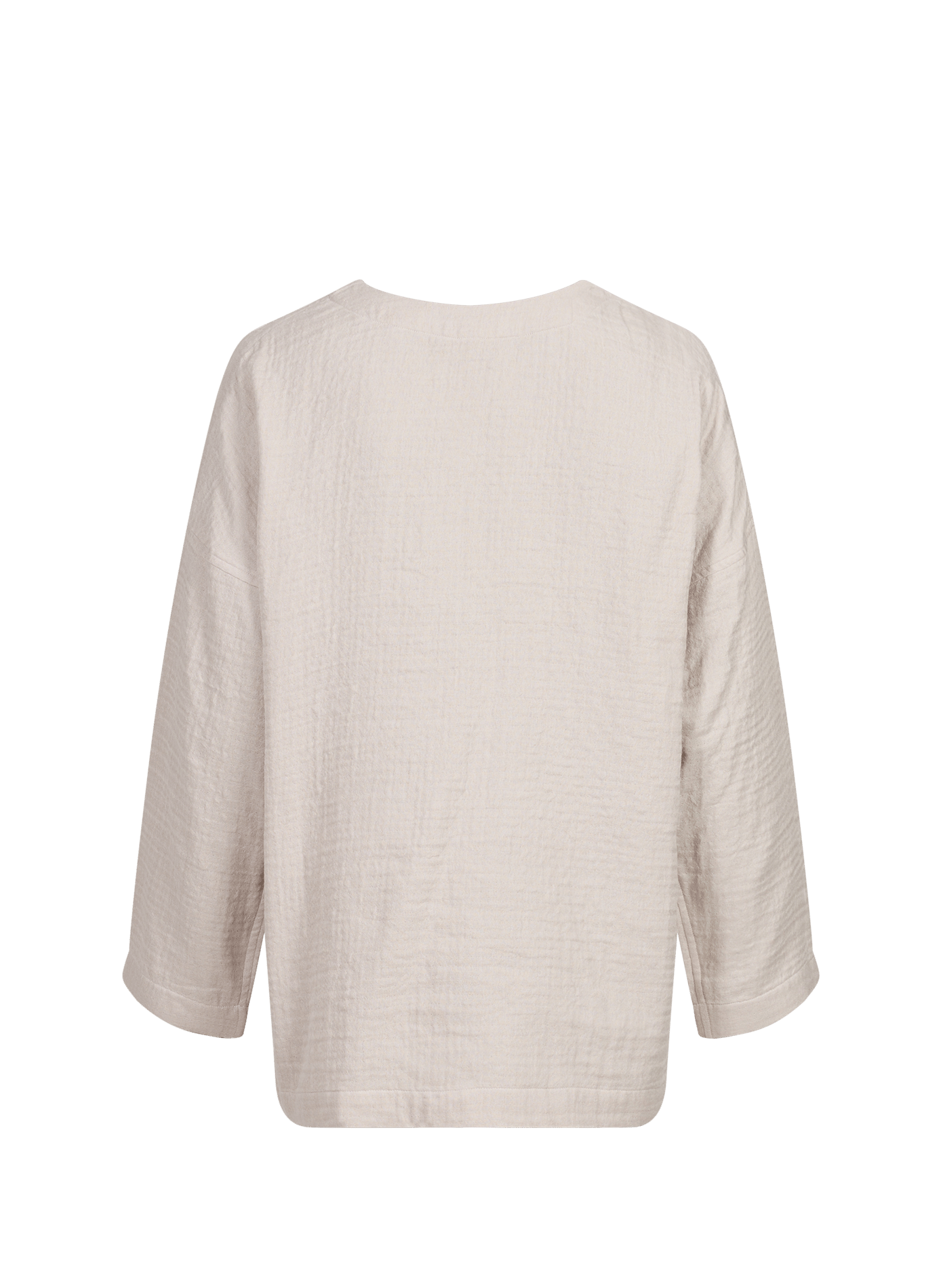 Textured Cotton Long Pyjama Set UCHINO Beige
