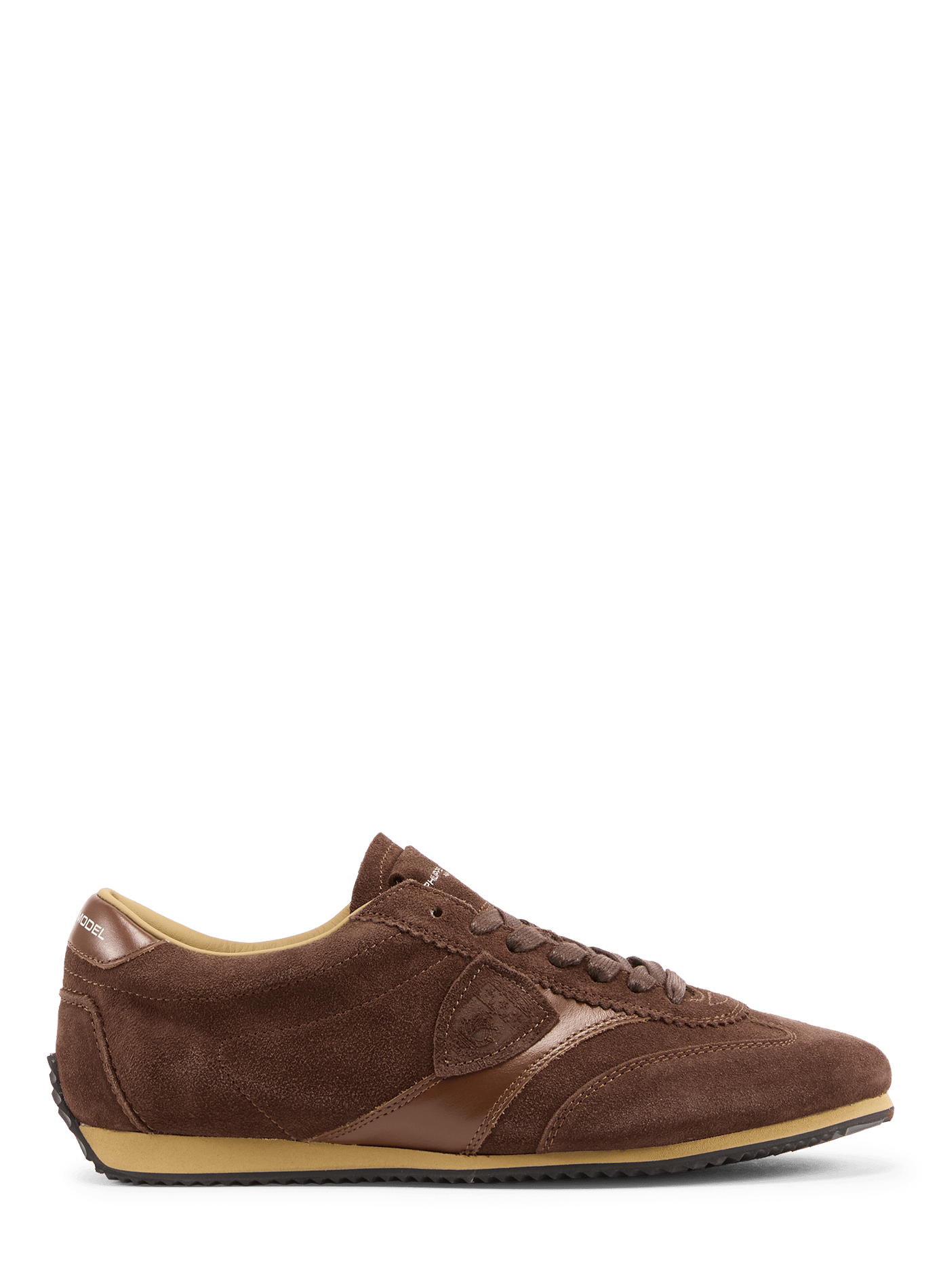 Baskets basses en cuir PHILIPPE MODEL Marron