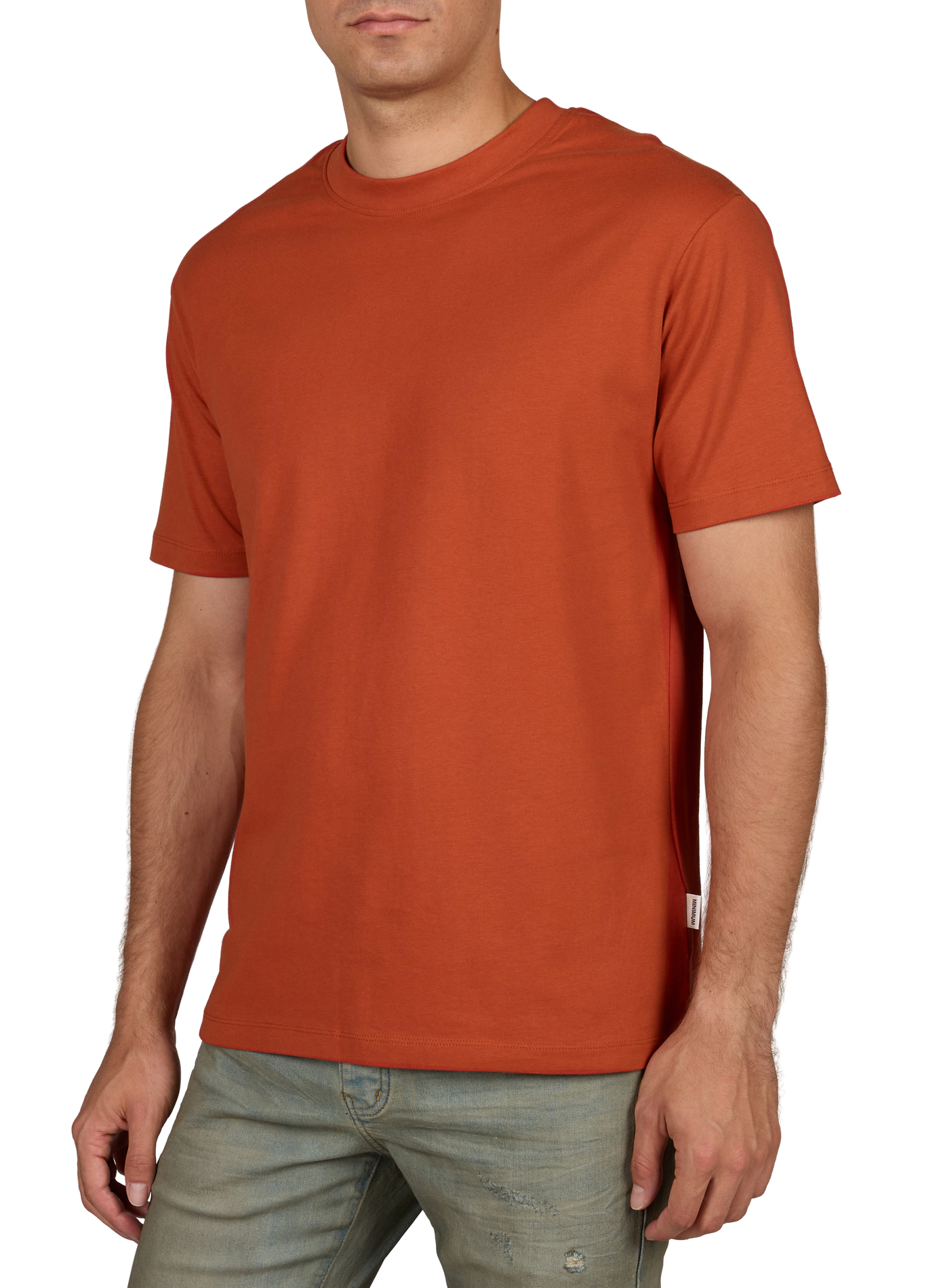 Short-sleeve Aarhus organic cotton t-shirt MINIMUM Red