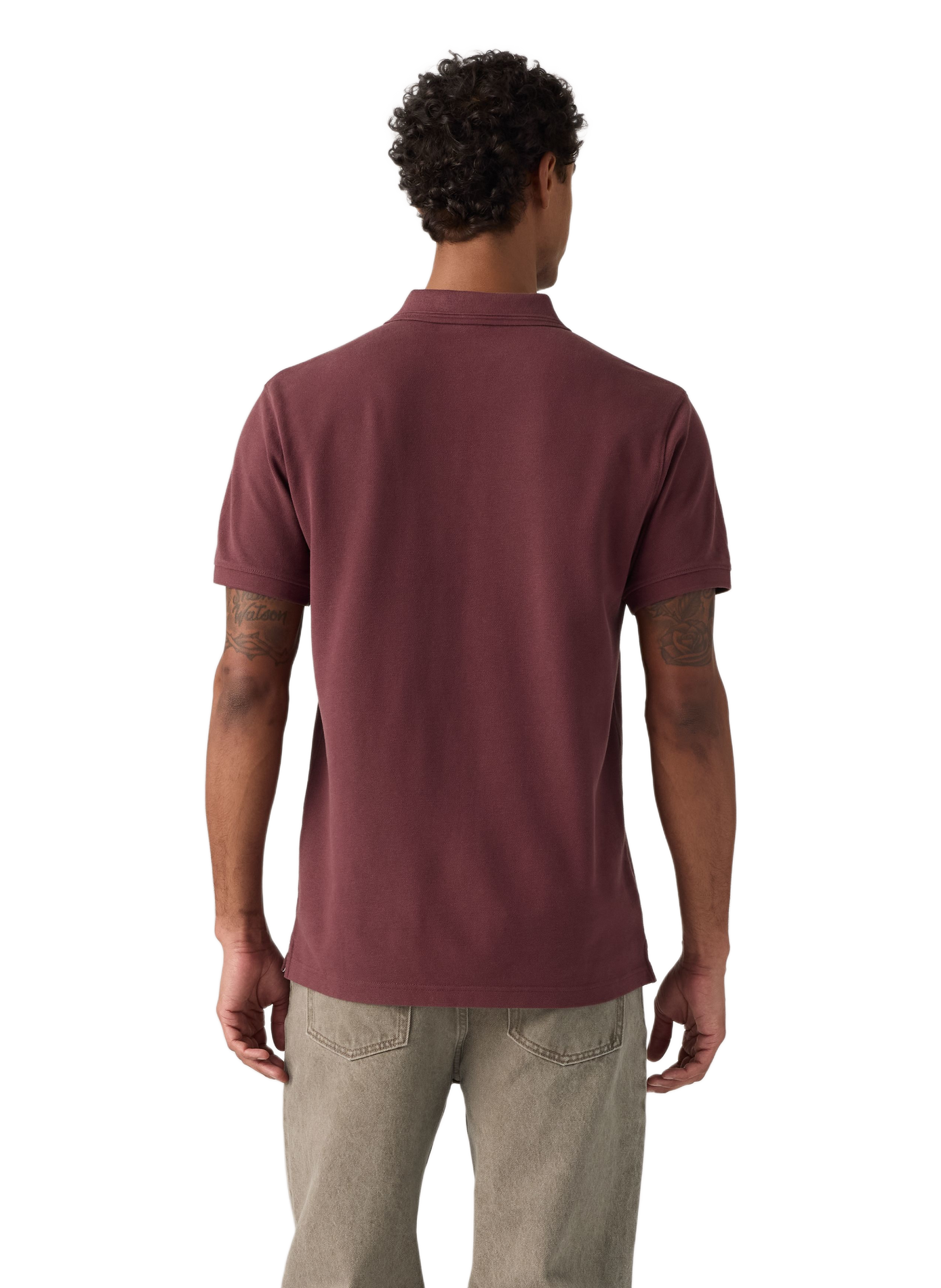 Straight cotton polo shirt LEVI'S Red
