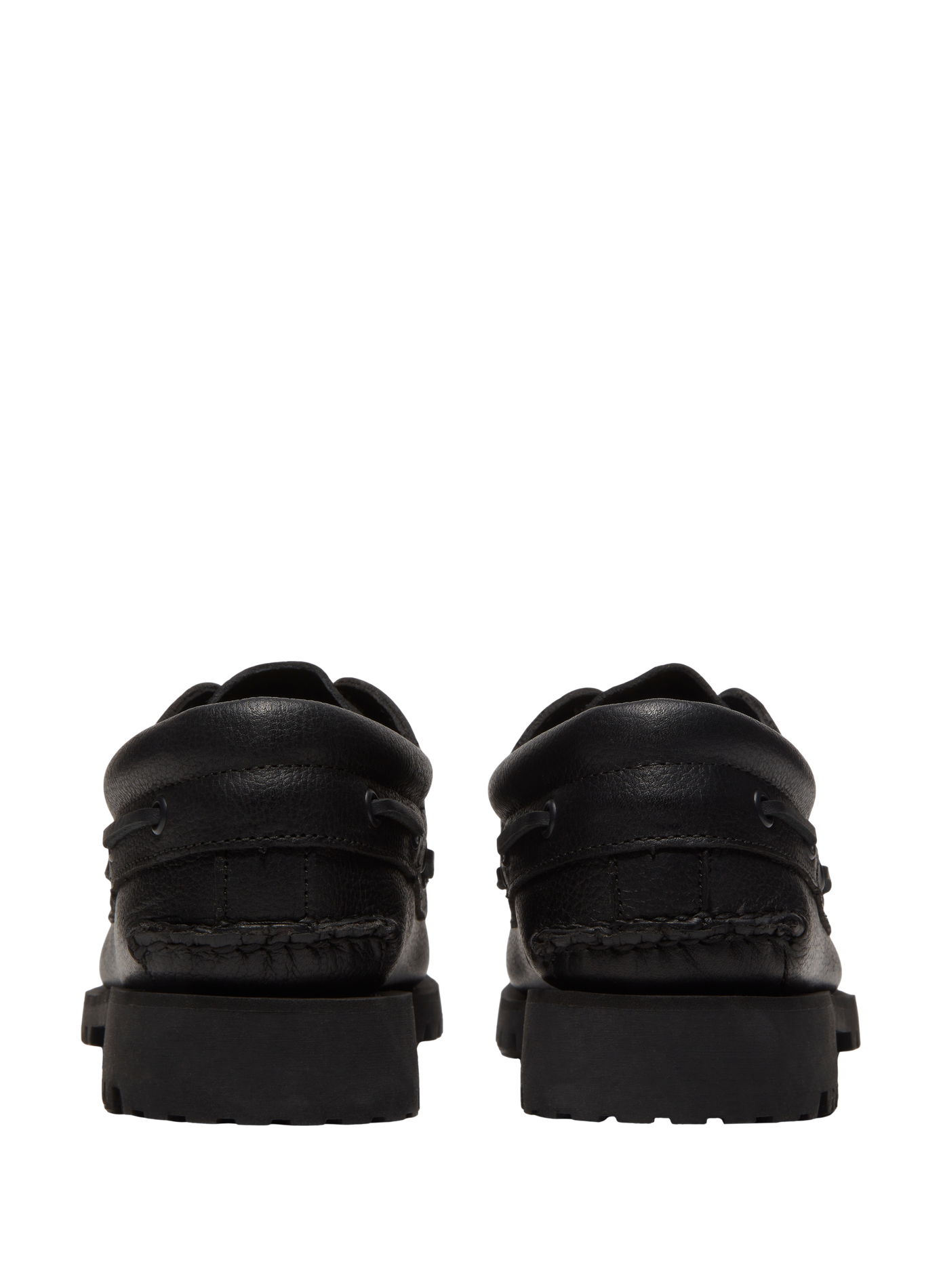 Scalloped leather loafers TIMBERLAND Black