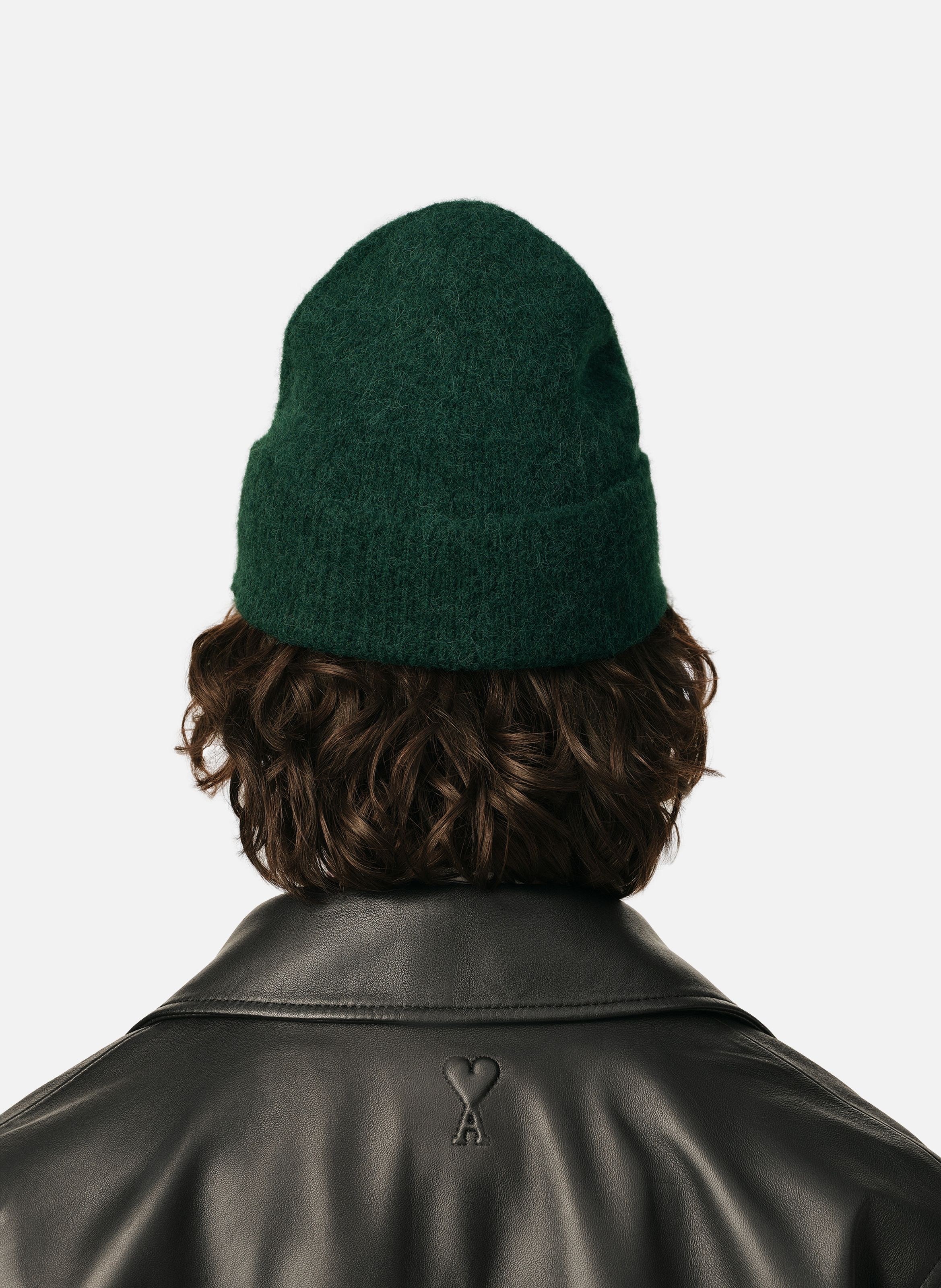 Bonnet unisexe en alpaga ami de coeur AMI PARIS Vert