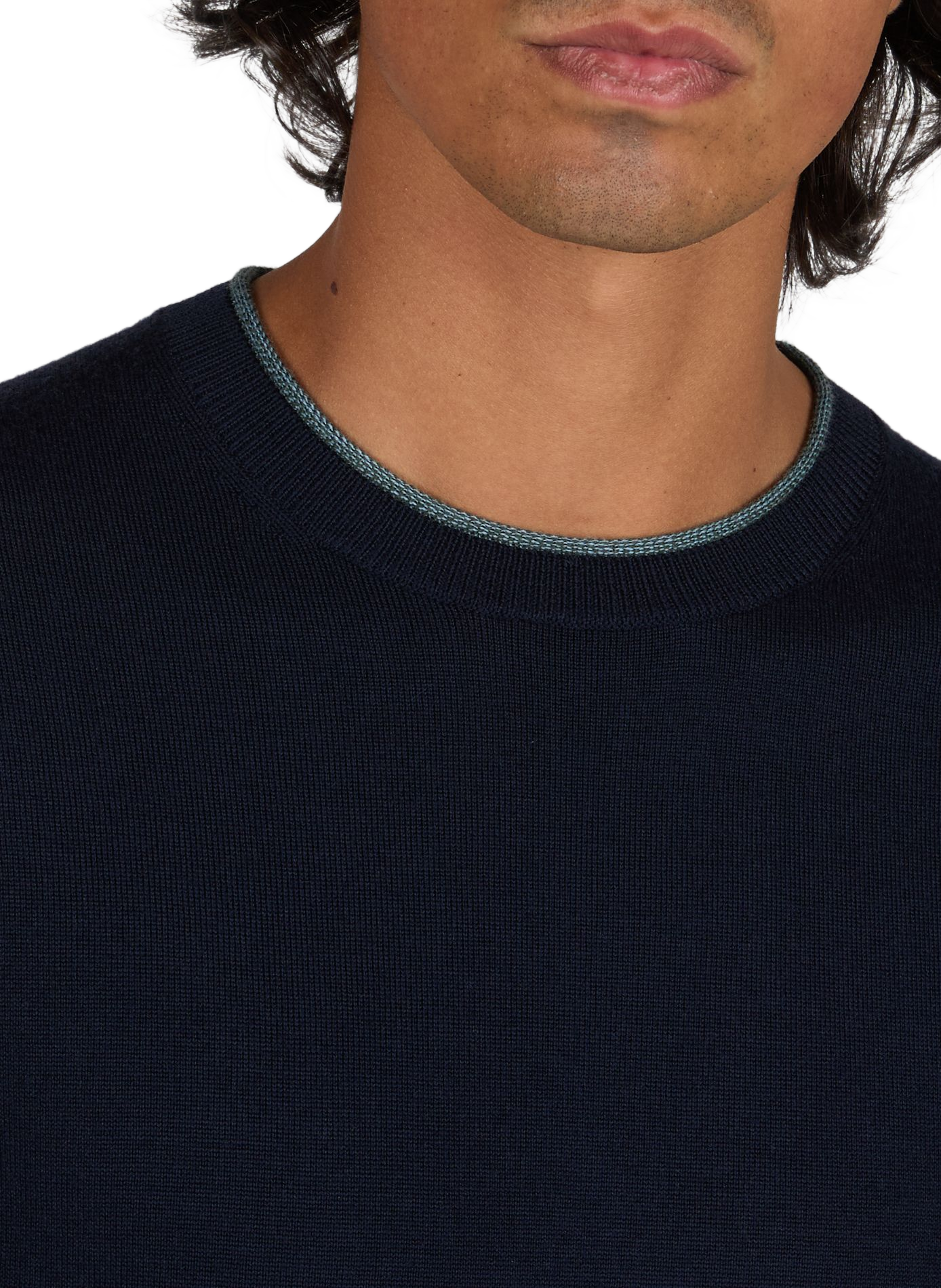 Round neck wool sweater PAUL SMITH Blue