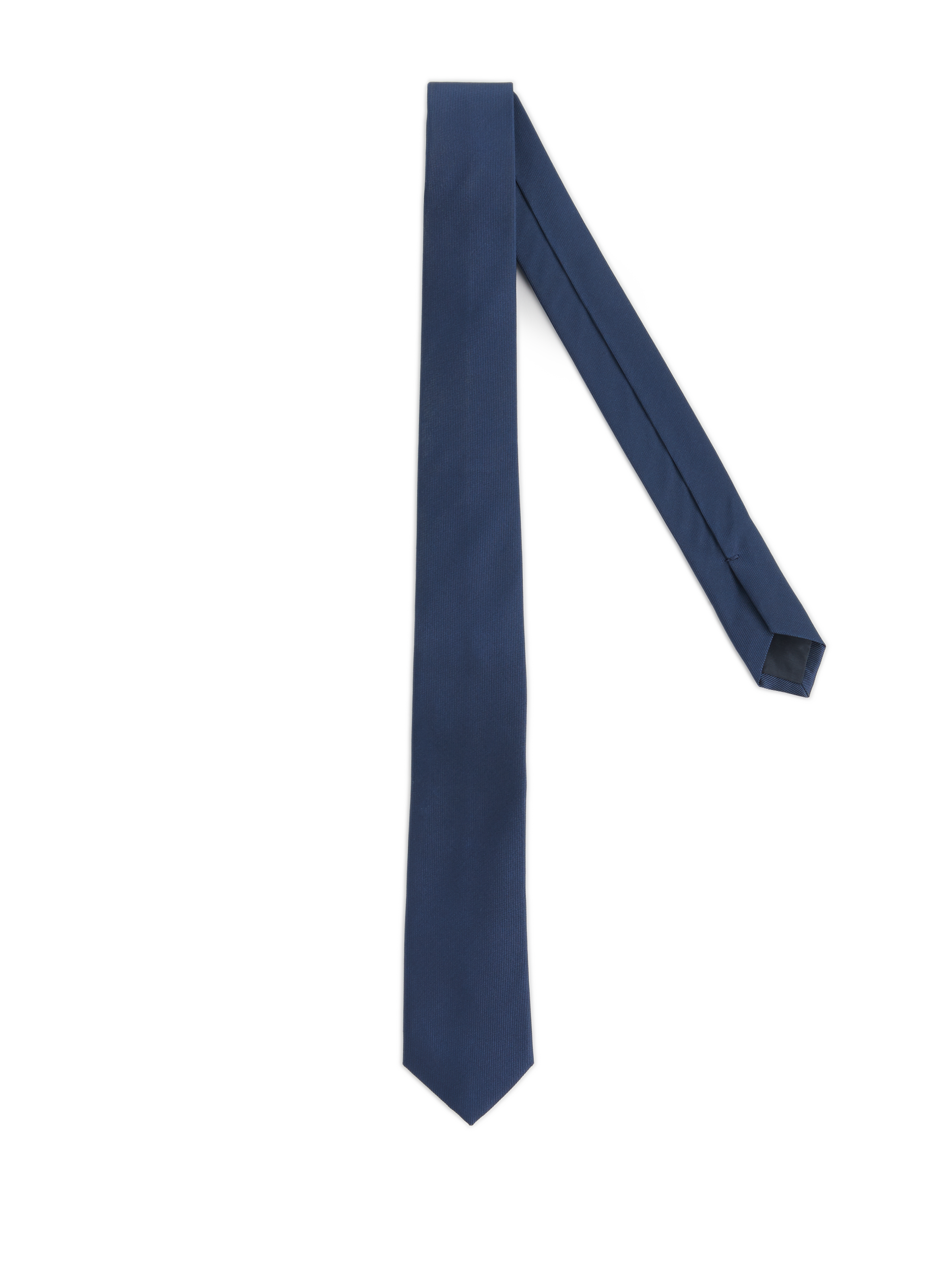 Cravate en jacquard de soie AU PRINTEMPS PARIS Blue