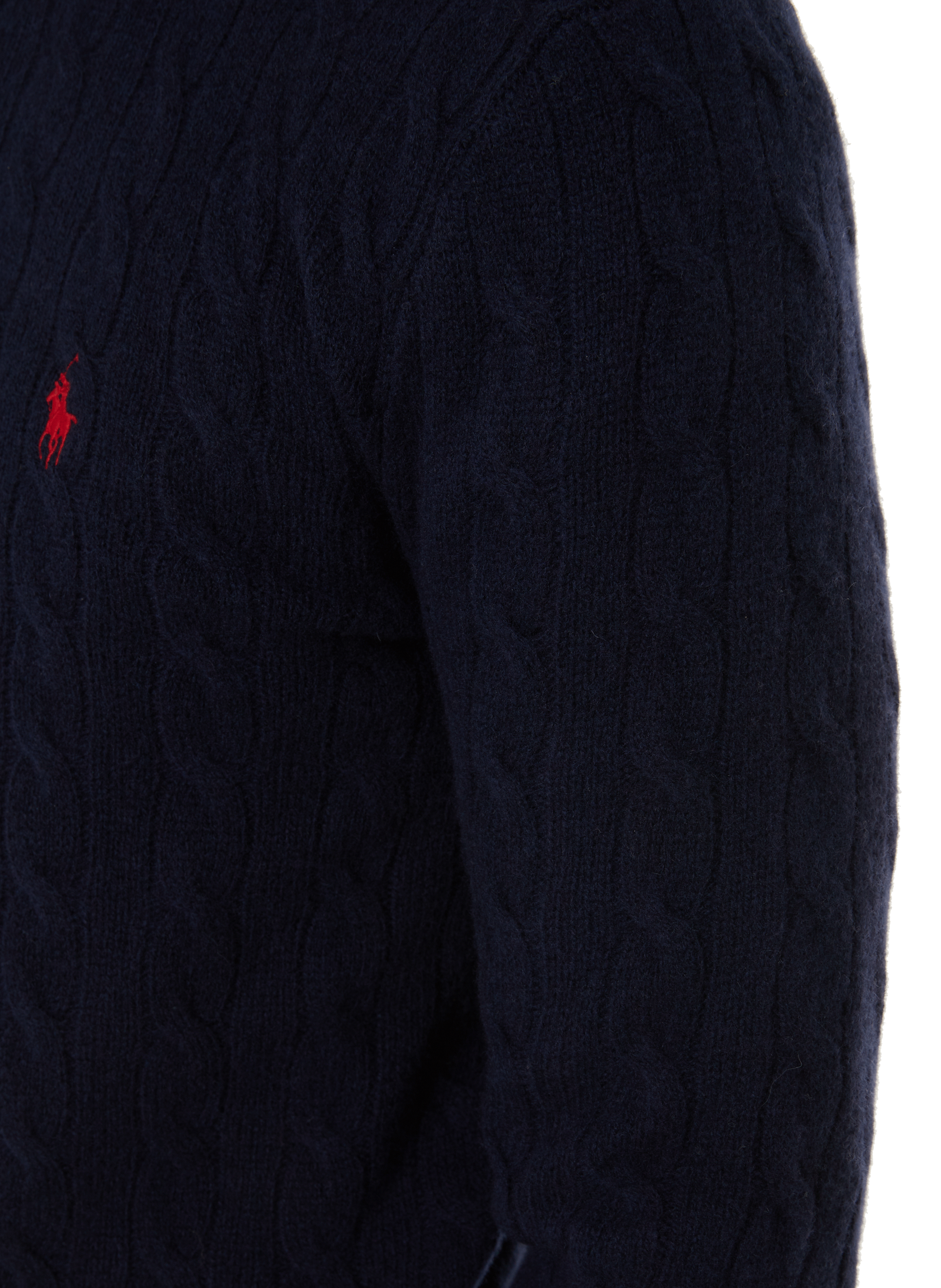 Round-neck wool and cashmere jumper POLO RALPH LAUREN Blue