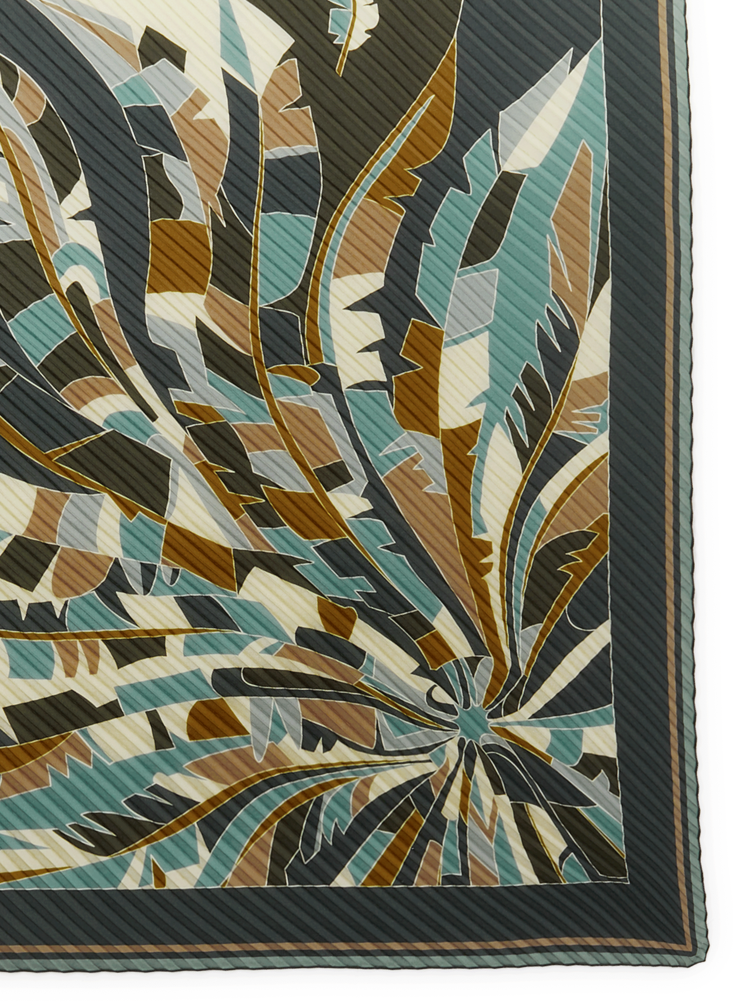 Foulard à motif en soie