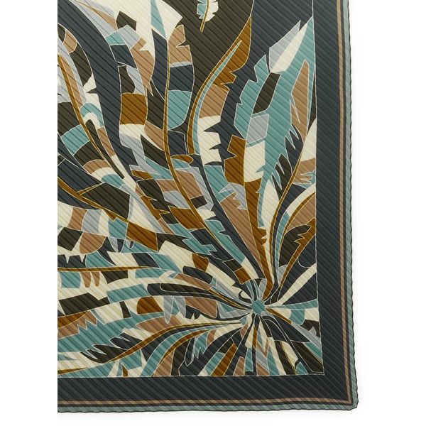 Foulard à motif en soie
