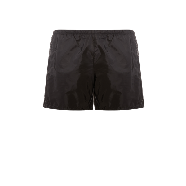 Prada Palm Angels Logo Swim Shorts In Black
