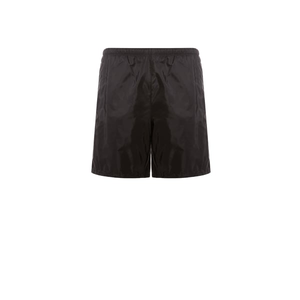 Prada Palm Angels Logo Swim Shorts In Black