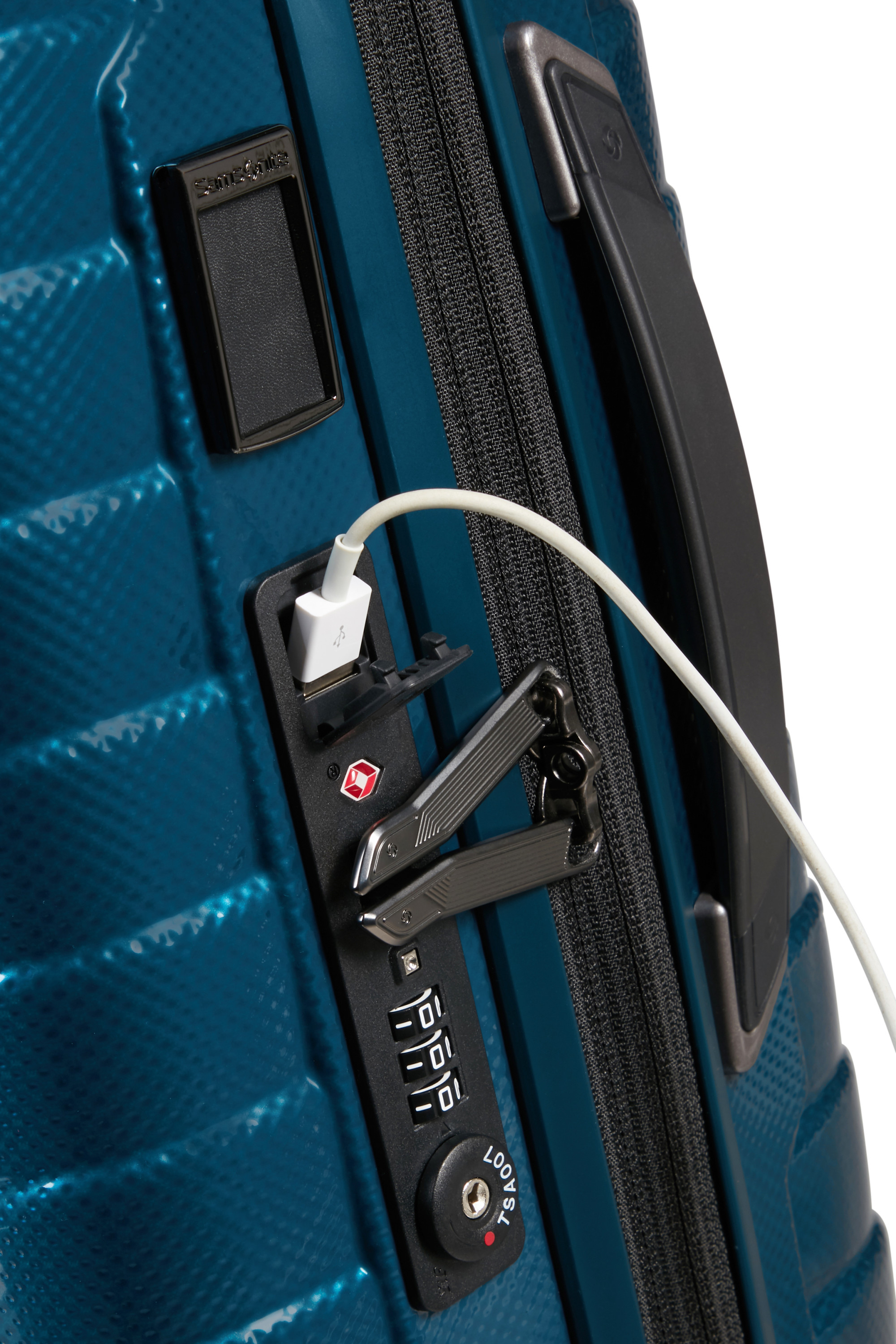 Proxis valise 4 roues taille s SAMSONITE Bleu