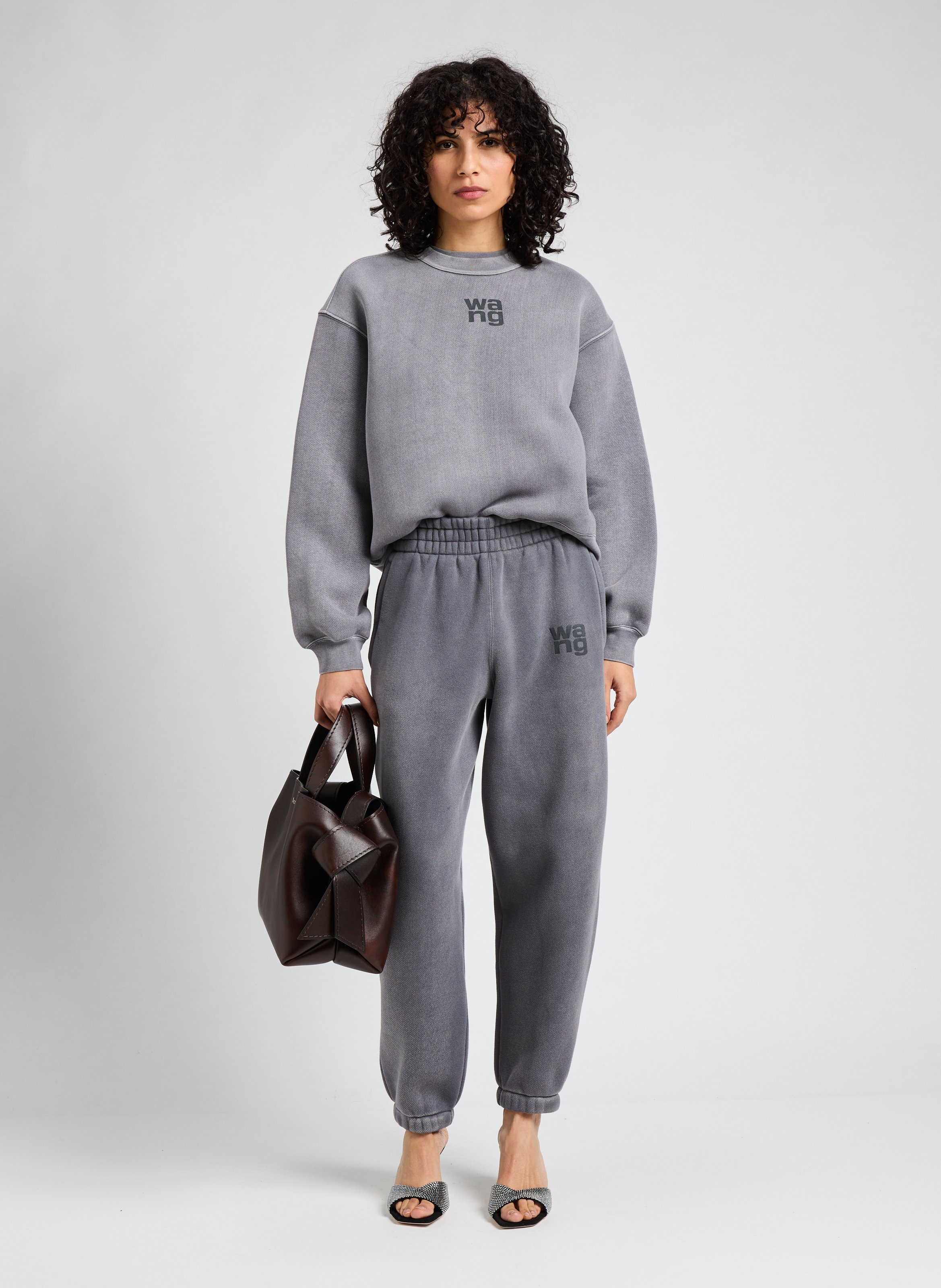 Midi Musubi tote bag ACNE STUDIOS Brown