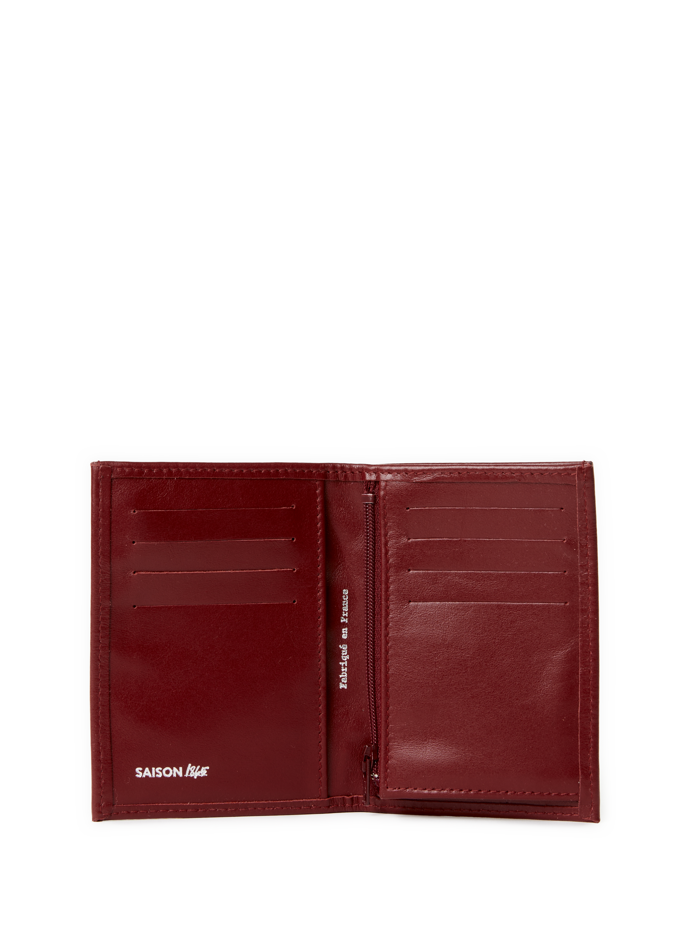 Leather card holder SAISON 1865 Red