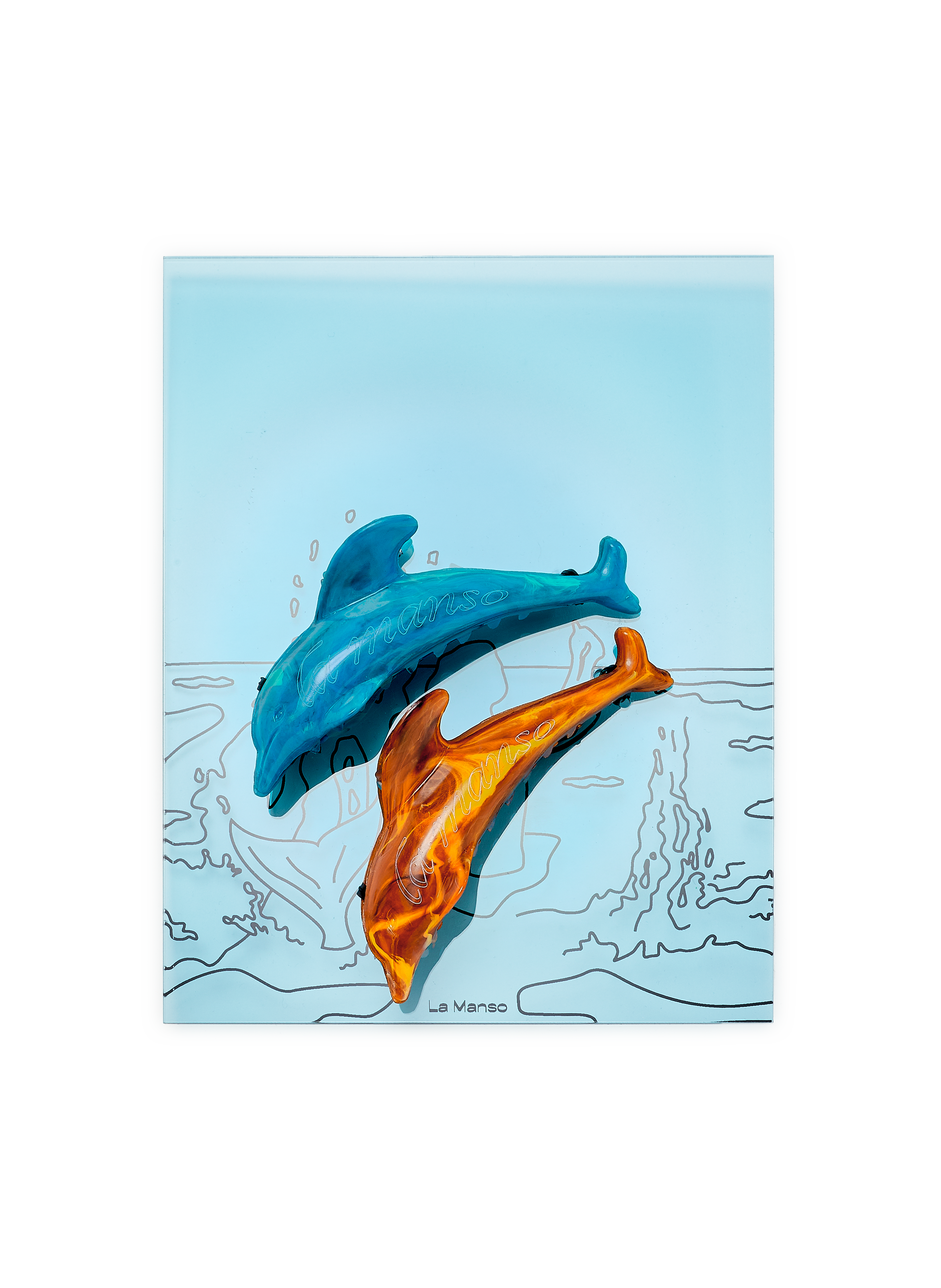 2 Bahia de Palma hair clips LA MANSO Multicolour