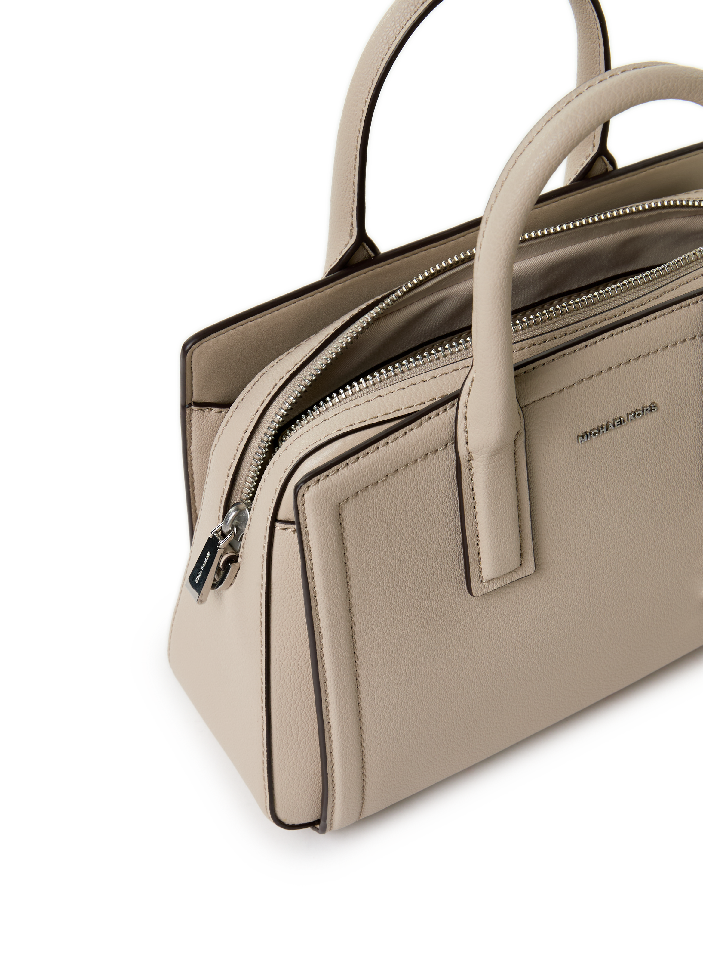 Laila leather handbag MICHAEL KORS Beige