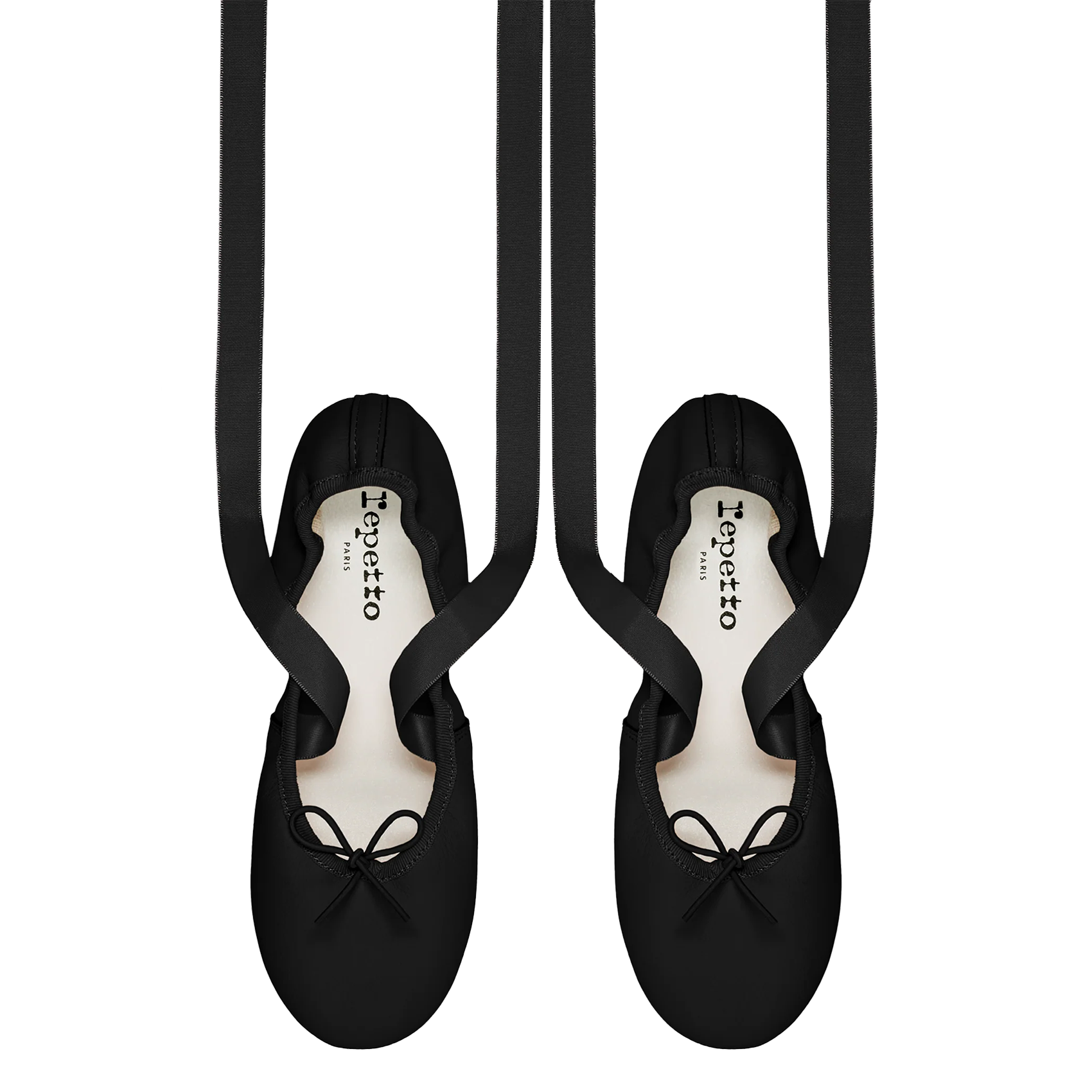Ballerines à lacets REPETTO Noir