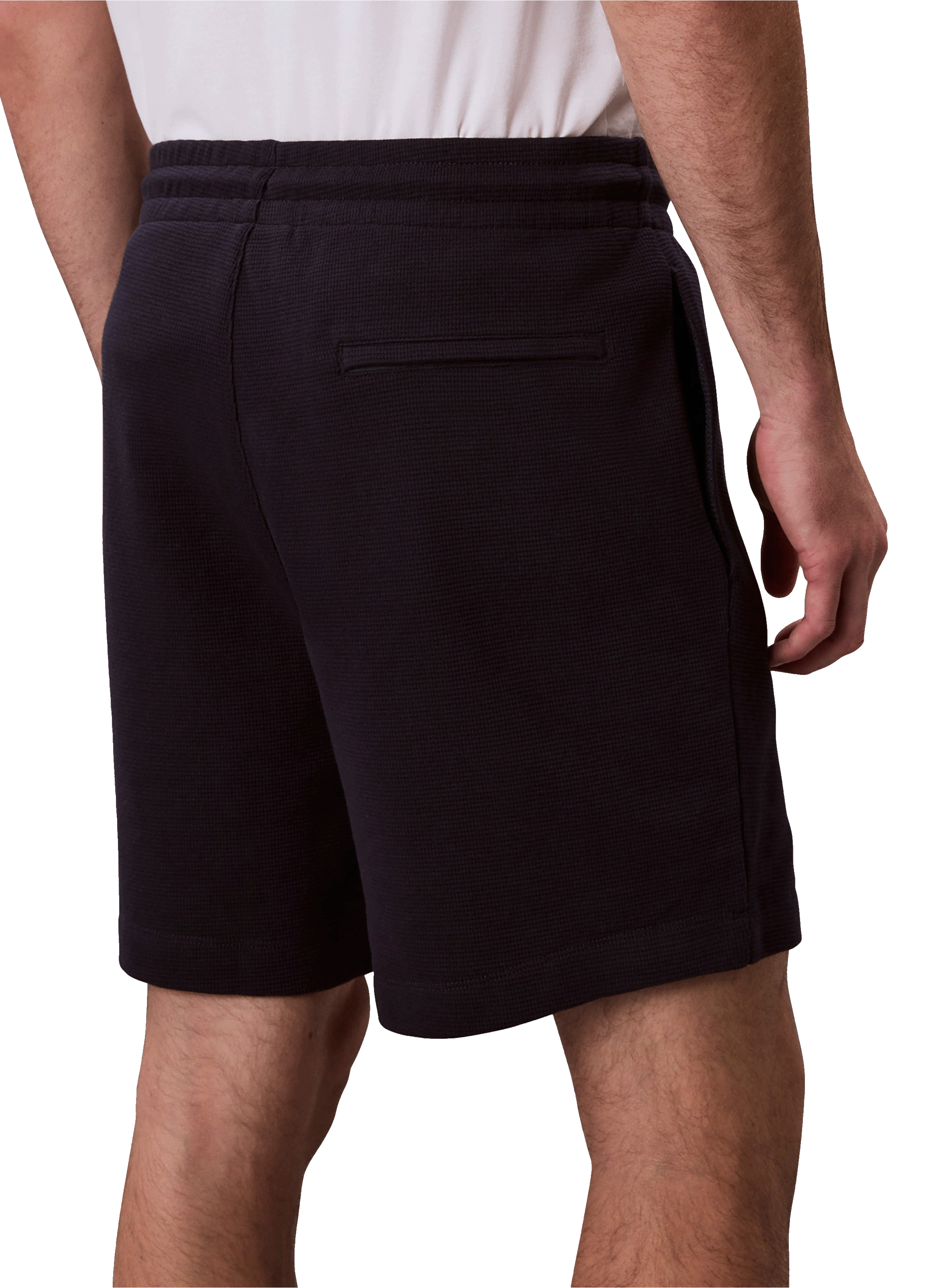 Short à taille élastique CALVIN KLEIN Noir