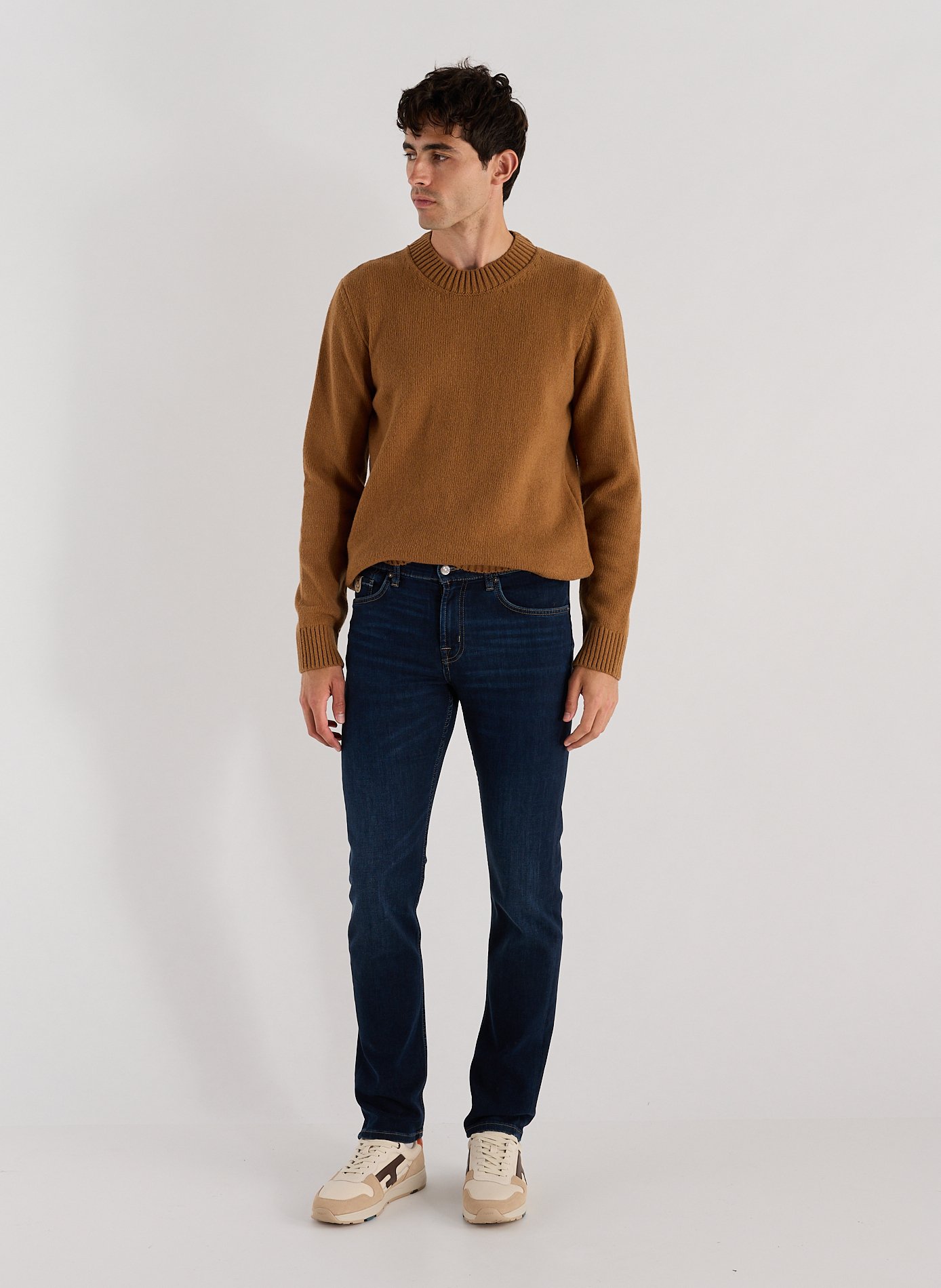 Pull Efil uni  AU PRINTEMPS PARIS Marron