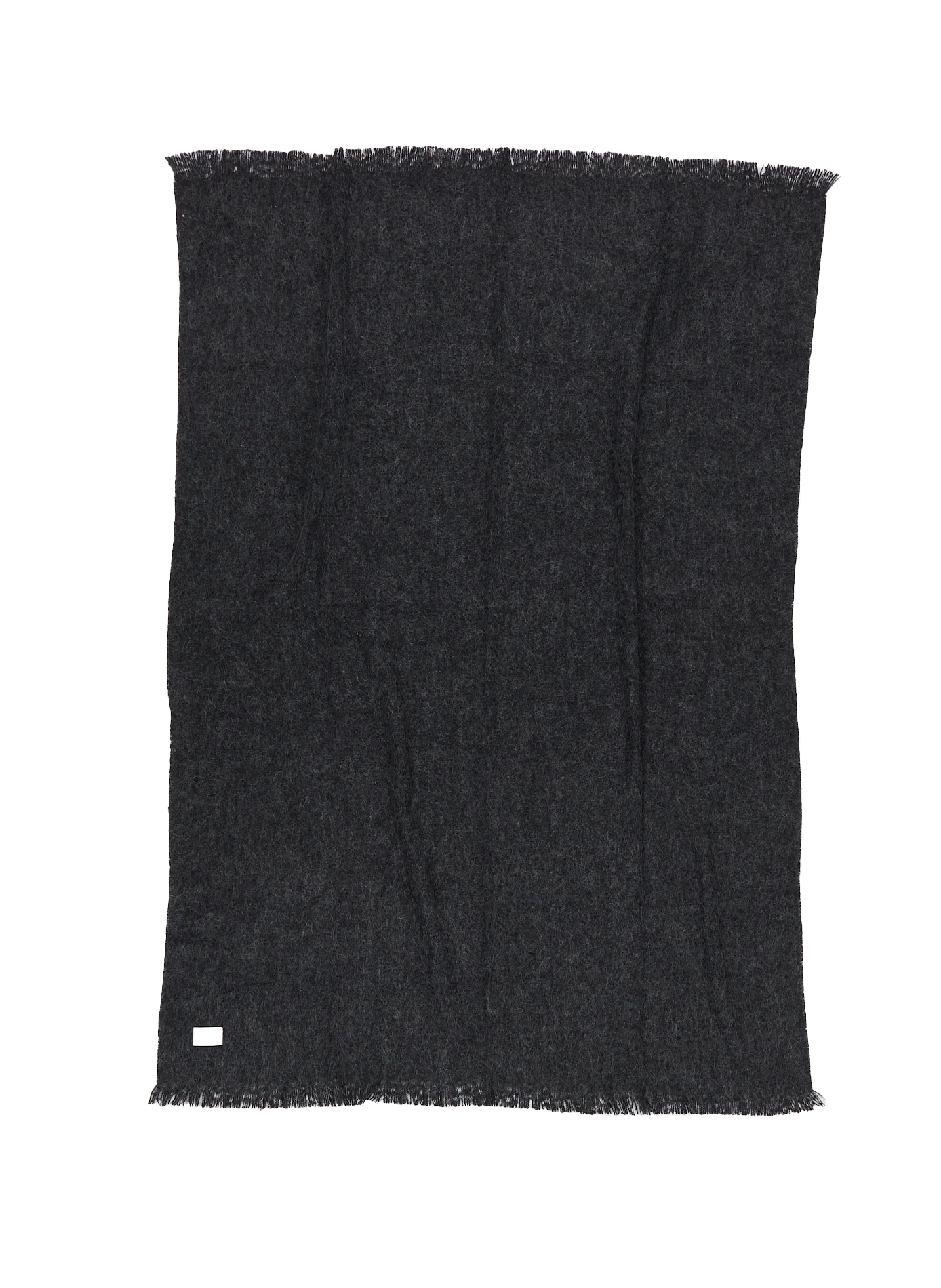 Plaid effet mohair AU PRINTEMPS PARIS Gris