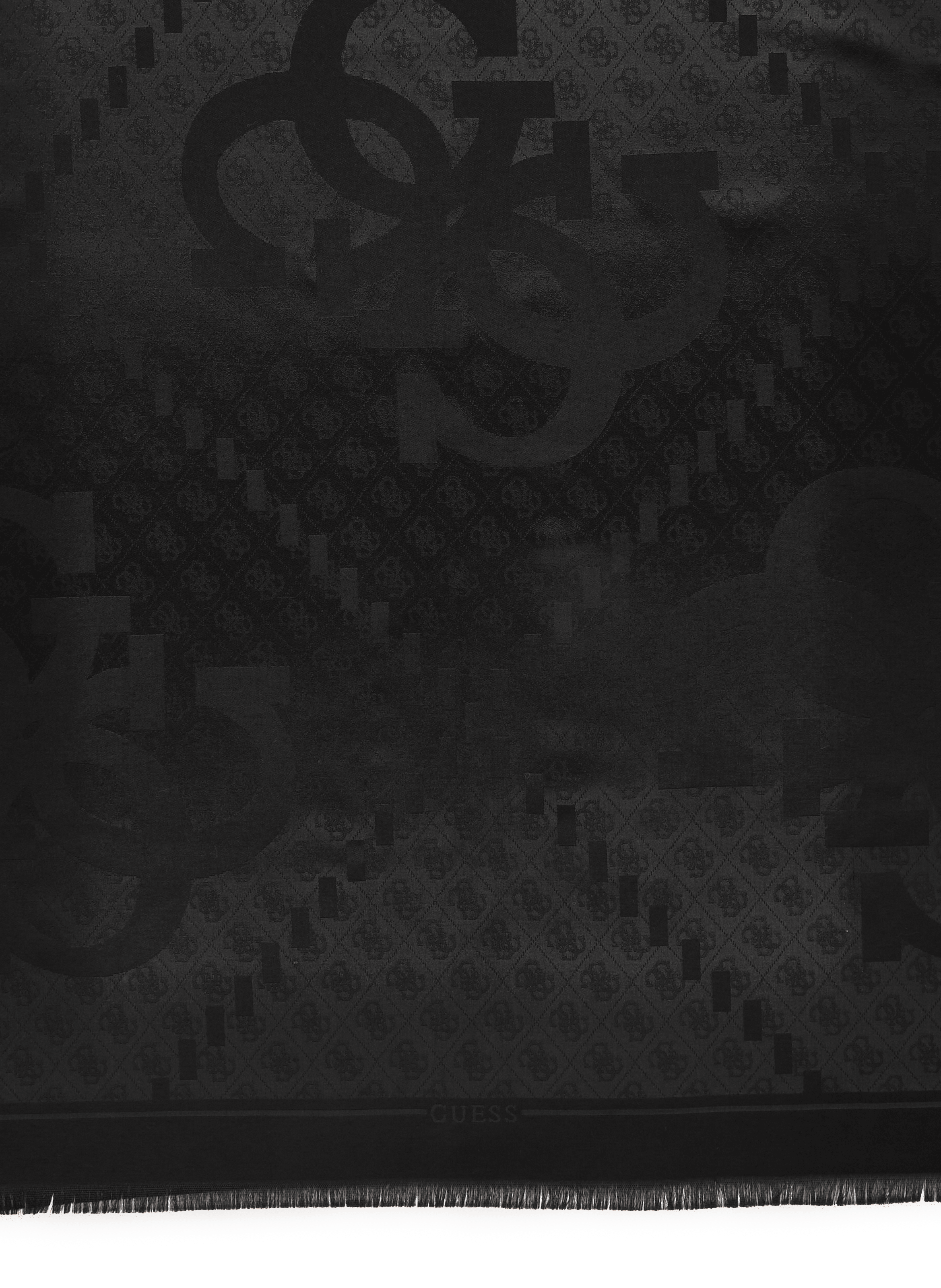Logo scarf GUESS Black