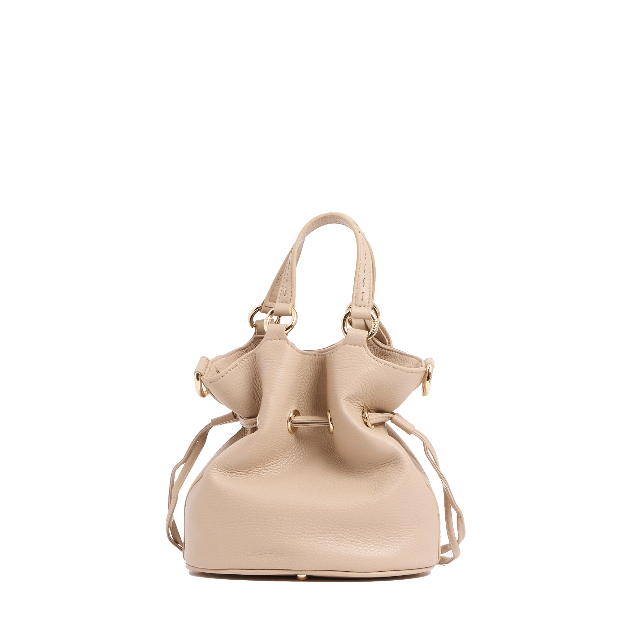 Sac seau s premier flirt de lancel en cuir LANCEL Beige
