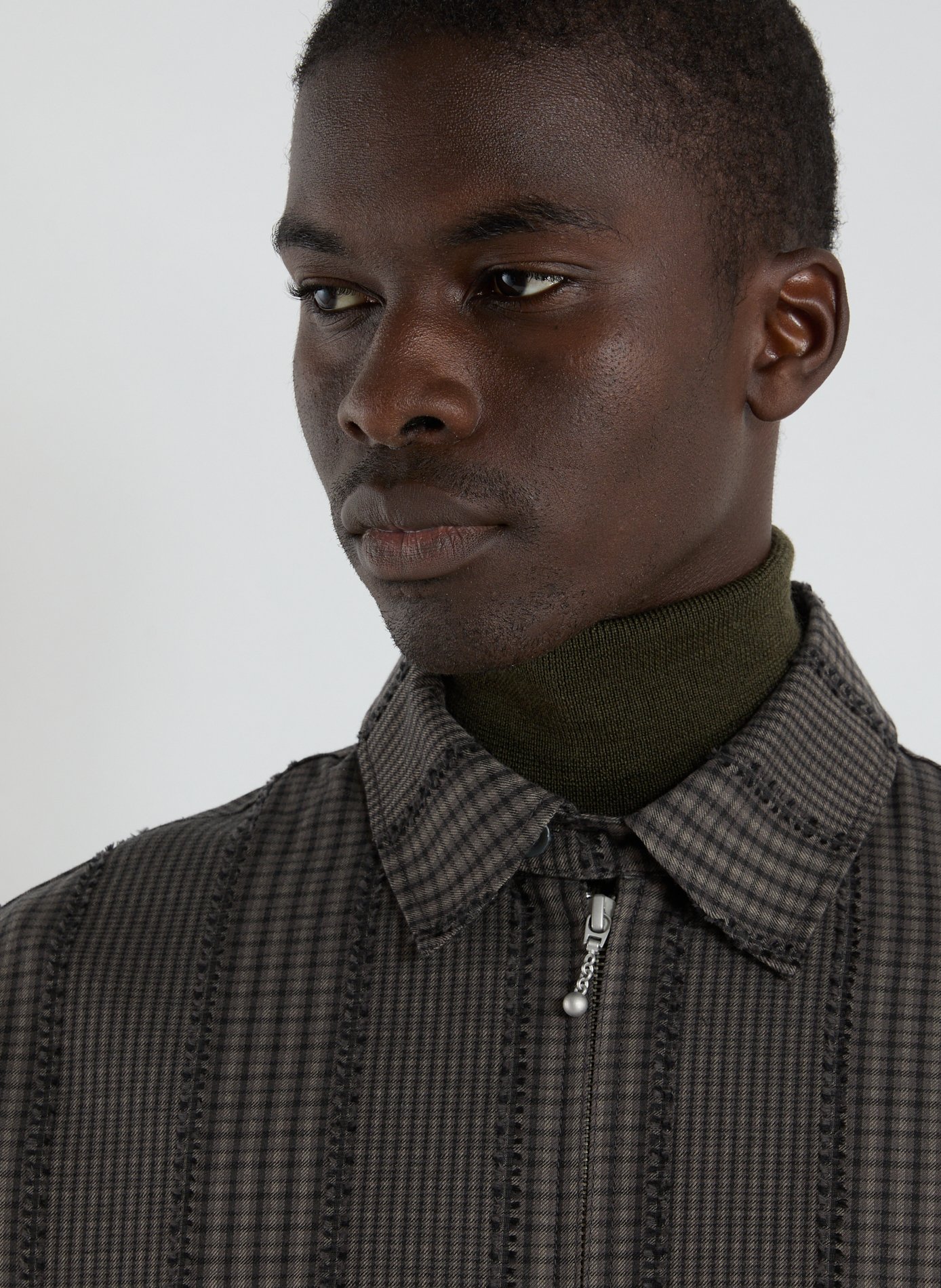 Veste rayée en coton mélangée MERELY MADE Gris