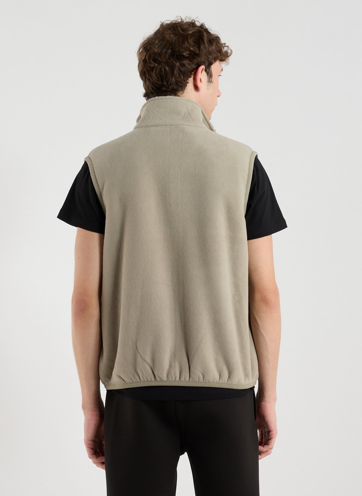 Gilet sans manches à col montant K-WAY Vert