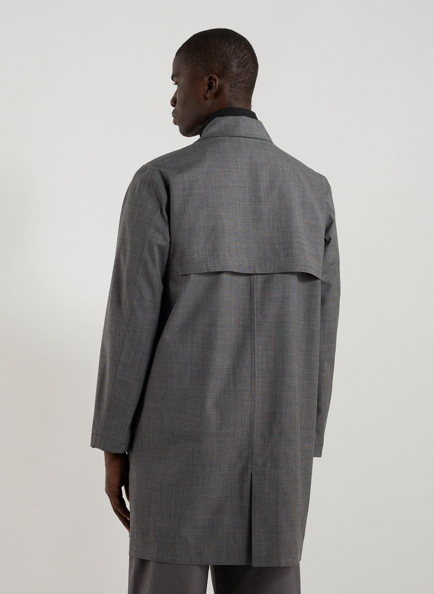 Mid-length Poirol parka K-WAY Grey