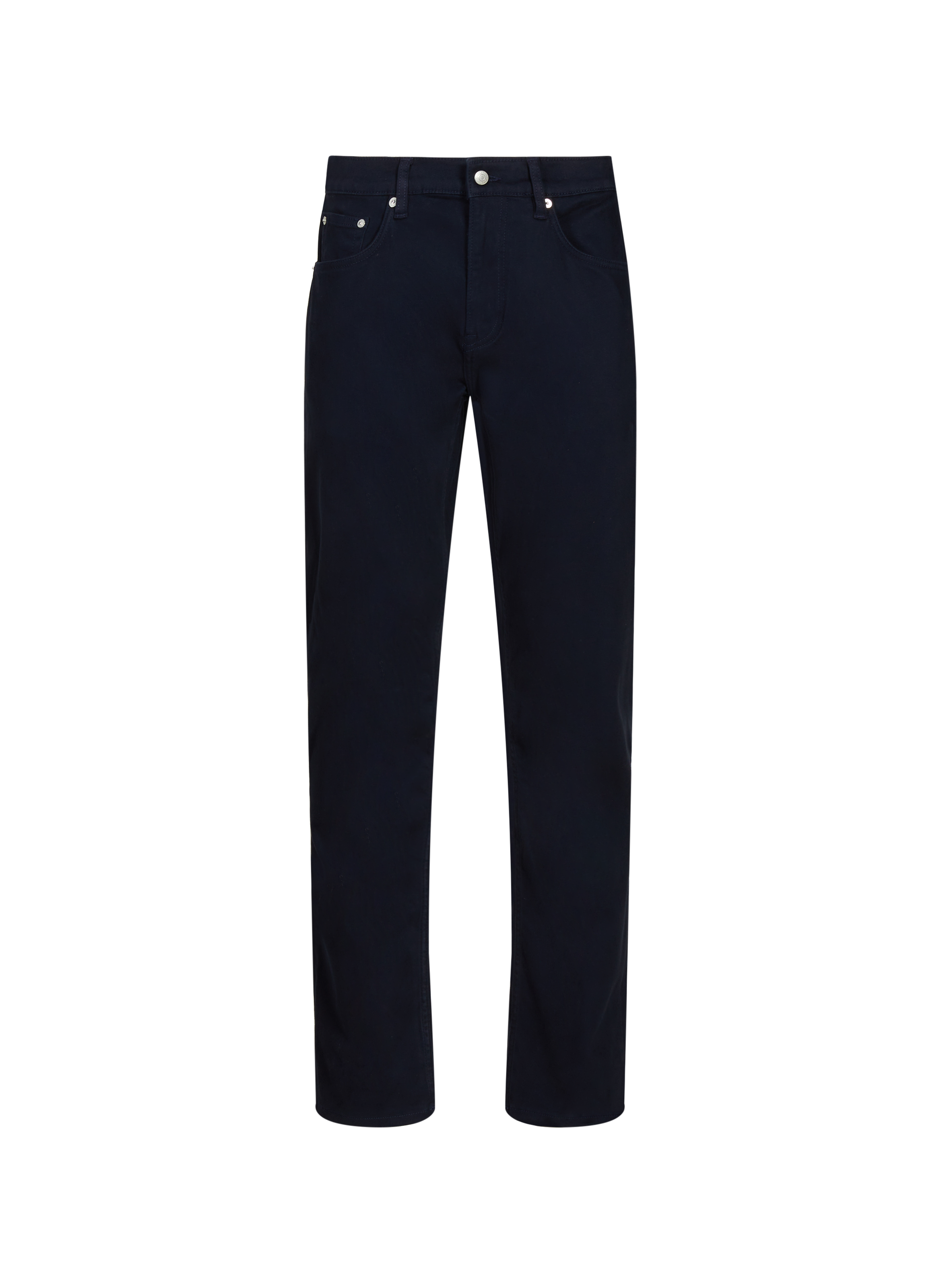 GANT Pantalon droit velours en coton mélangé Bleu