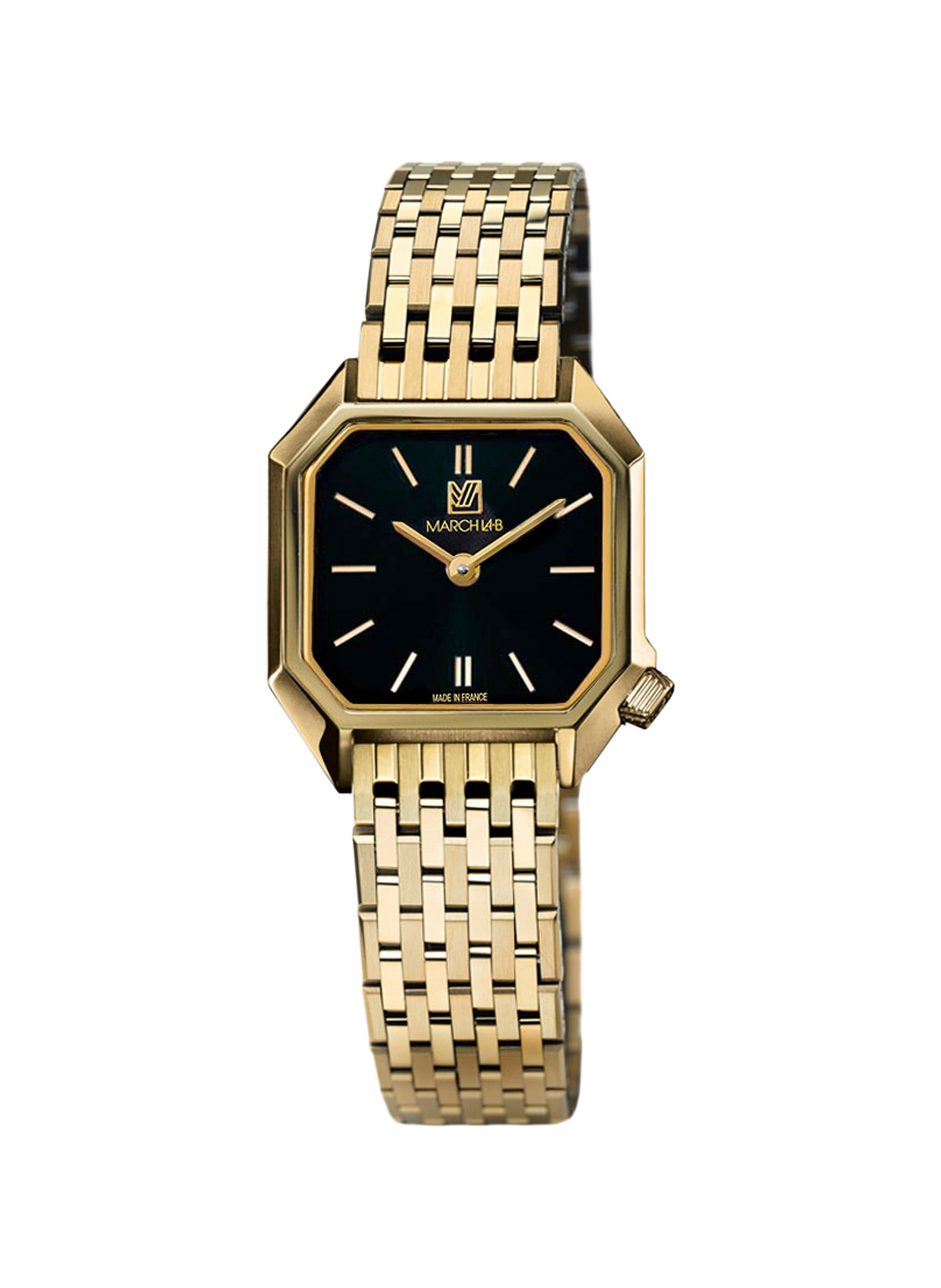 Montre quartz en acier MARCH LAB Noir