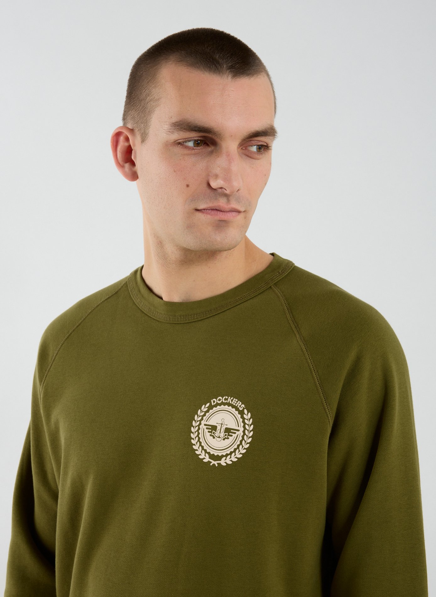 Sweatshirt uni DOCKERS Kaki