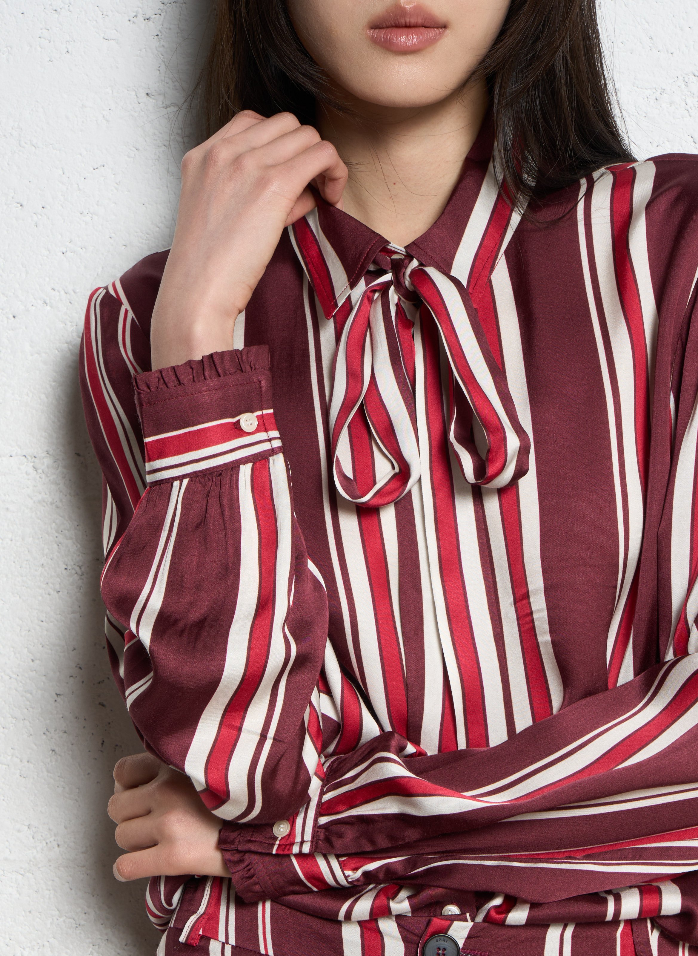 Chemise col classique IKKS Rose