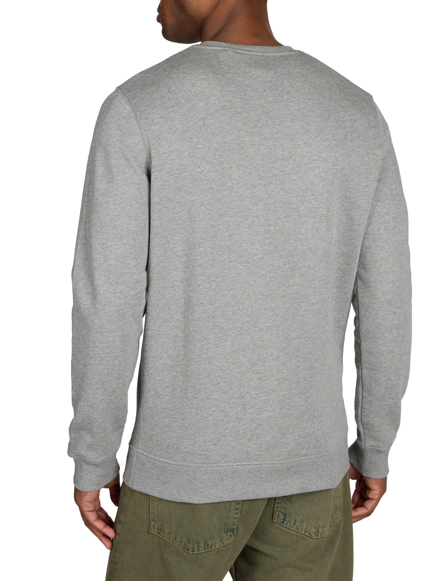 Sweat à col rond en coton LYLE & SCOTT Gris