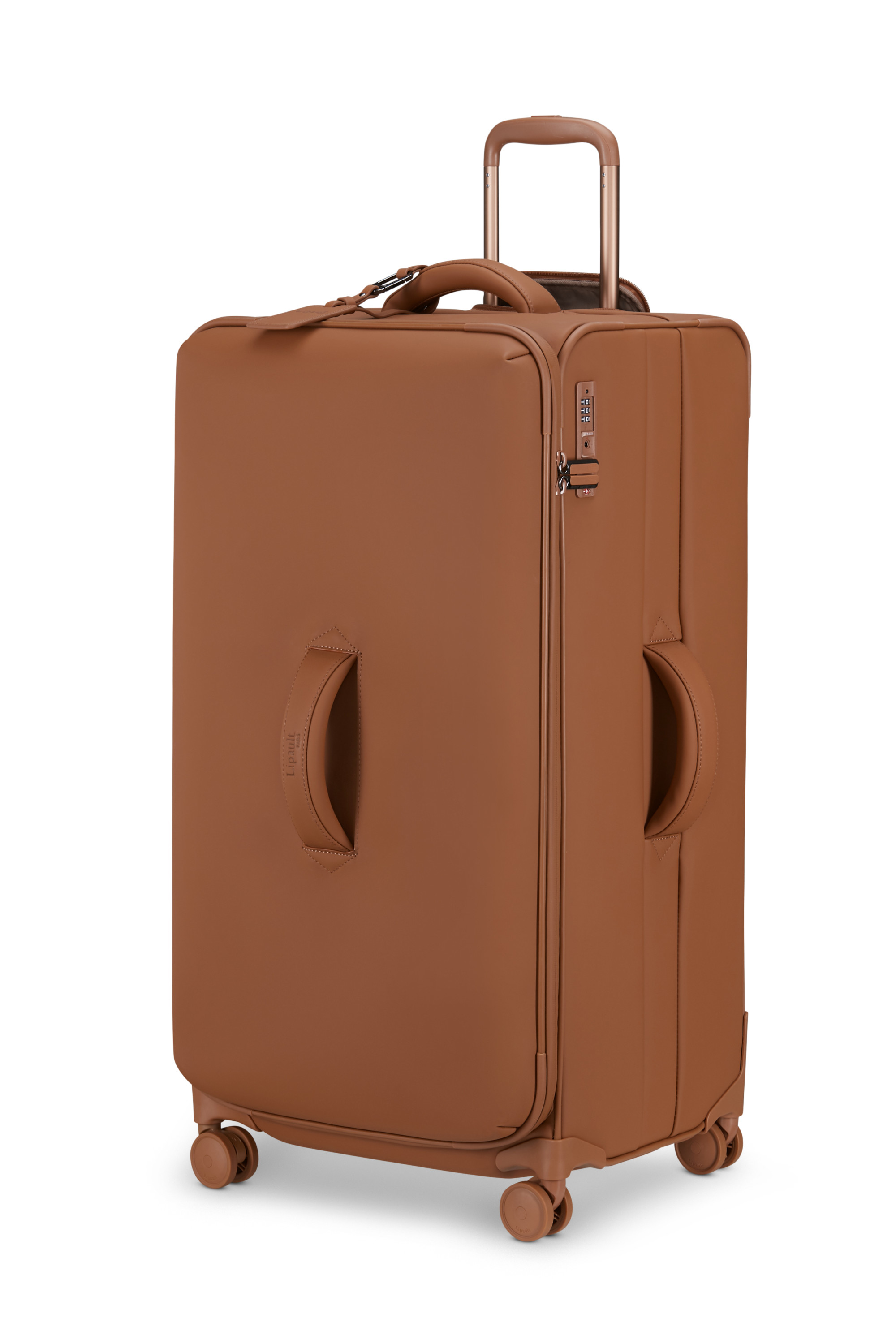 Lost in berlin valise 4 roues taille xl LIPAULT PARIS Marron